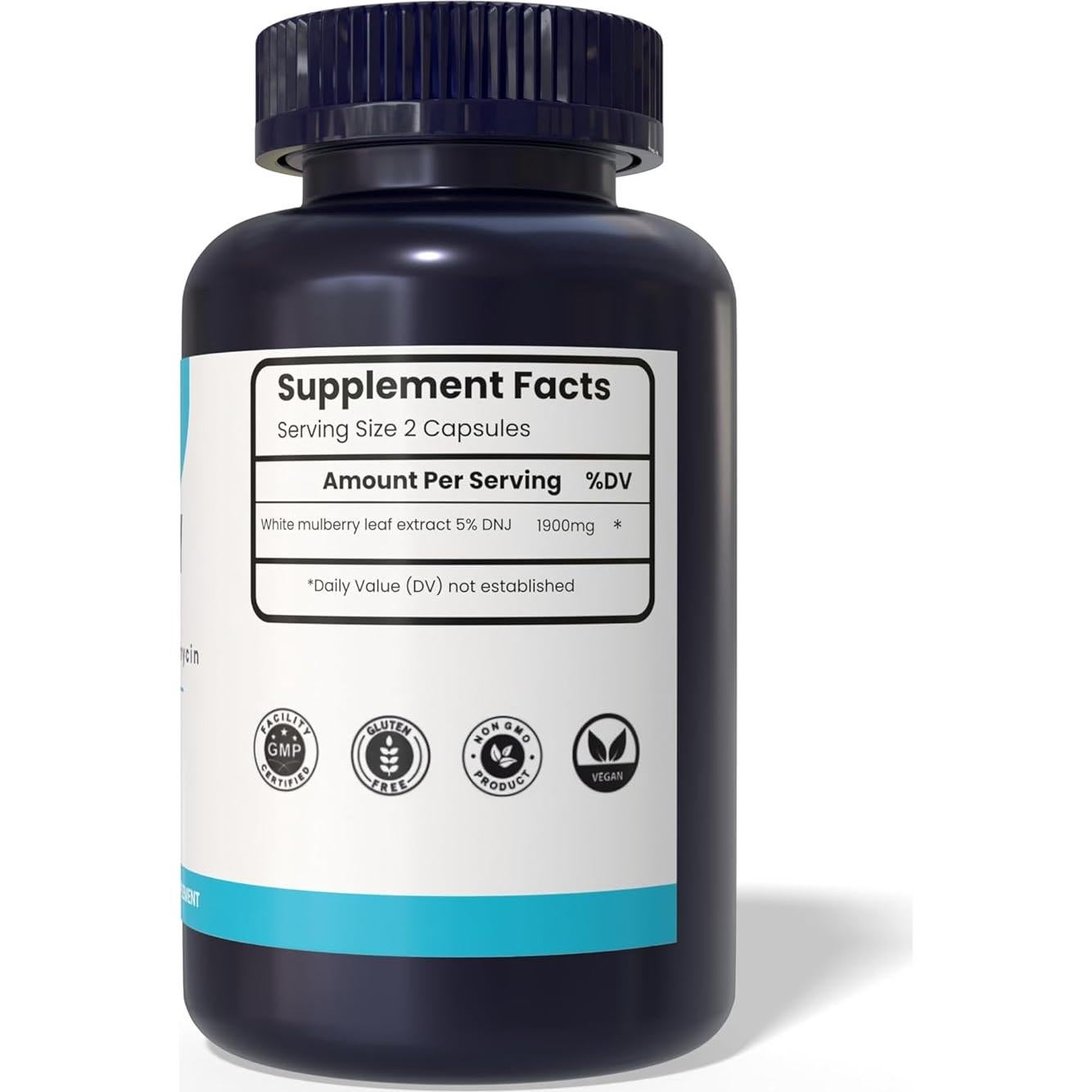 Extracto de Hoja de Morera Blanca AZ Biotech 620 mg 180 Cápsulas Veganas