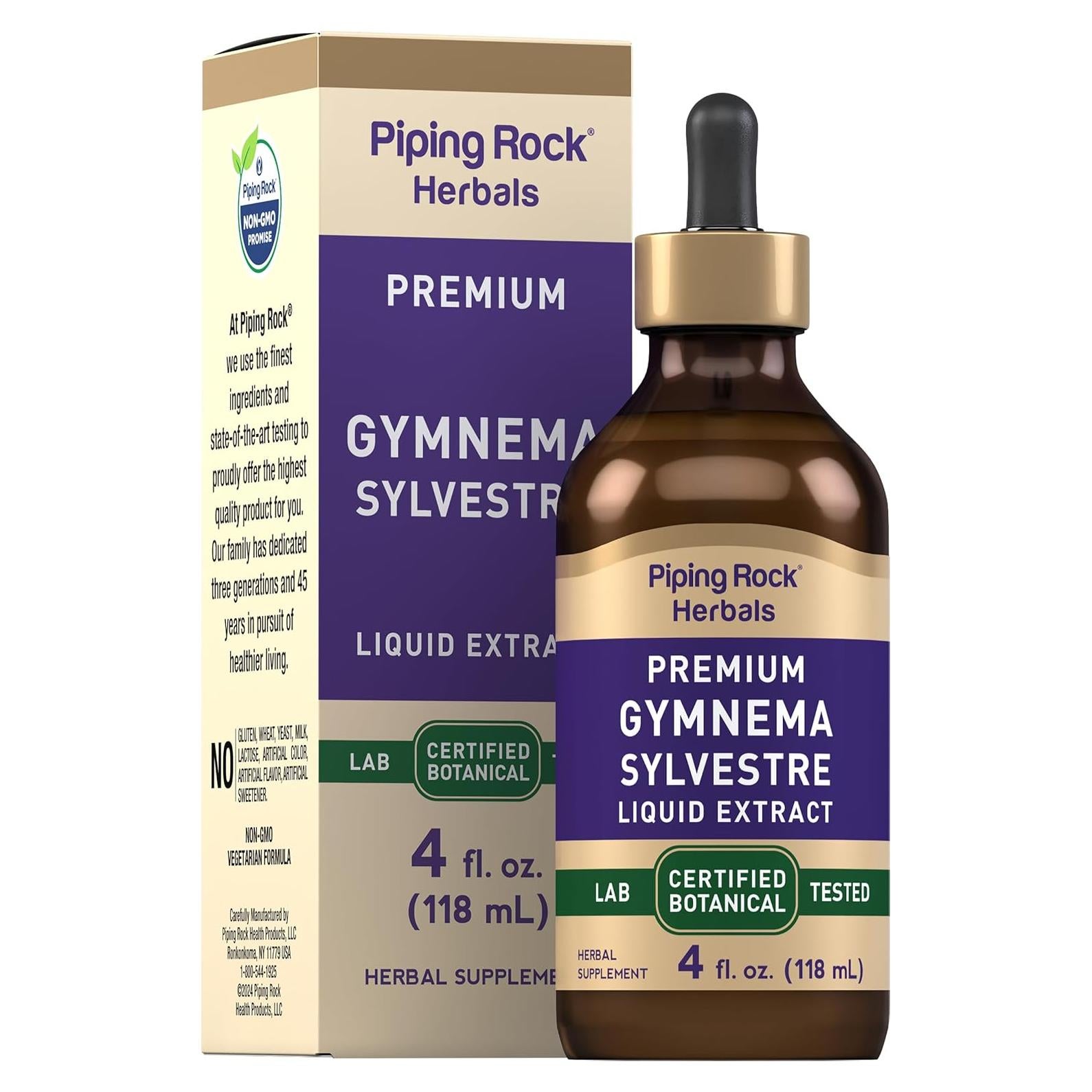 Extracto Líquido de Gymnema Sylvestre Piping Rock 118 ml
