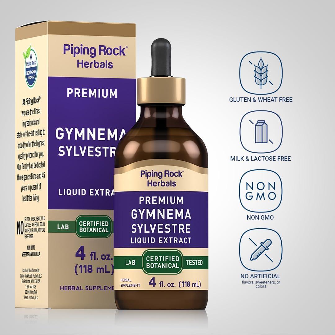 Extracto Líquido de Gymnema Sylvestre Piping Rock 118 ml