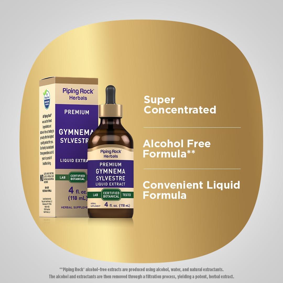 Extracto Líquido de Gymnema Sylvestre Piping Rock 118 ml