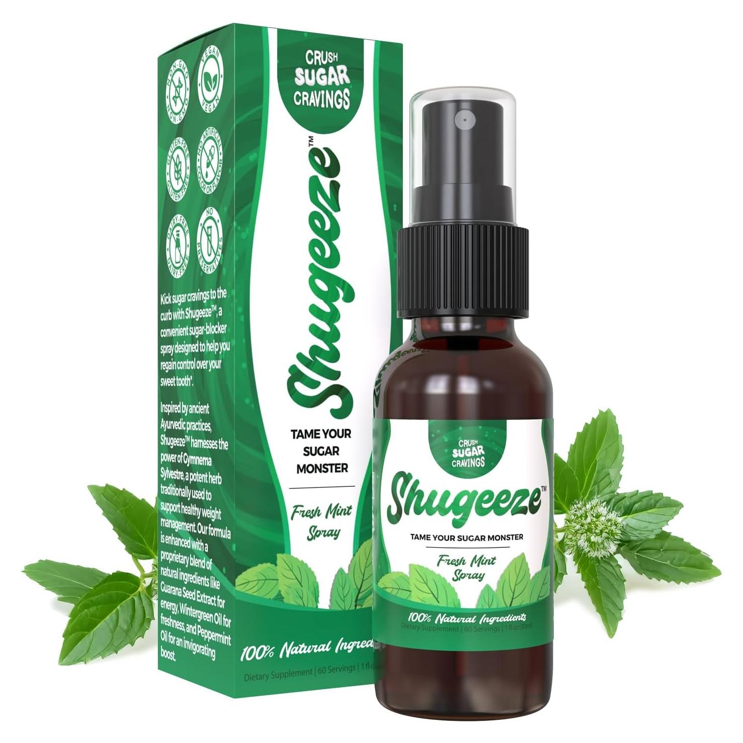 Supresor de Antojos de Azúcar Shugeeze 28.35 ml - Natural