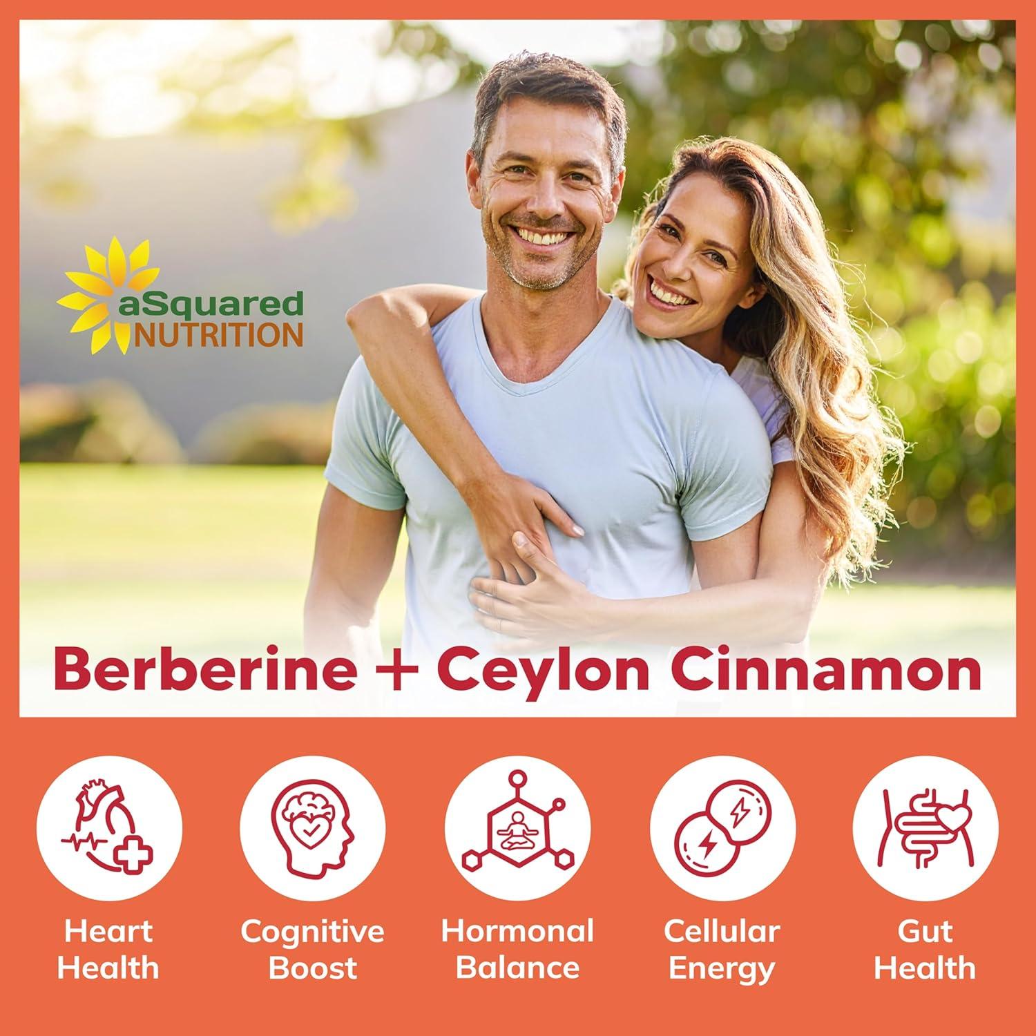 Suplemento de Berberina aSquared Nutrition 1200mg 120 Cápsulas