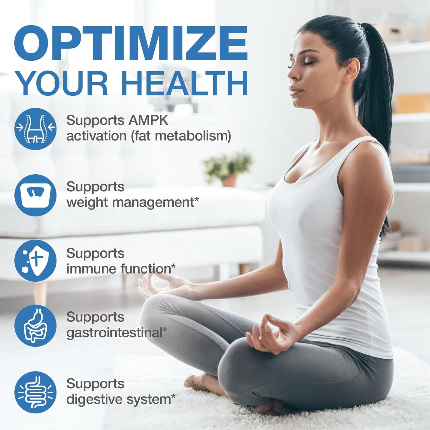 Suplemento de Berberina 1500mg WACHRAY con Canela - 180 Cápsulas