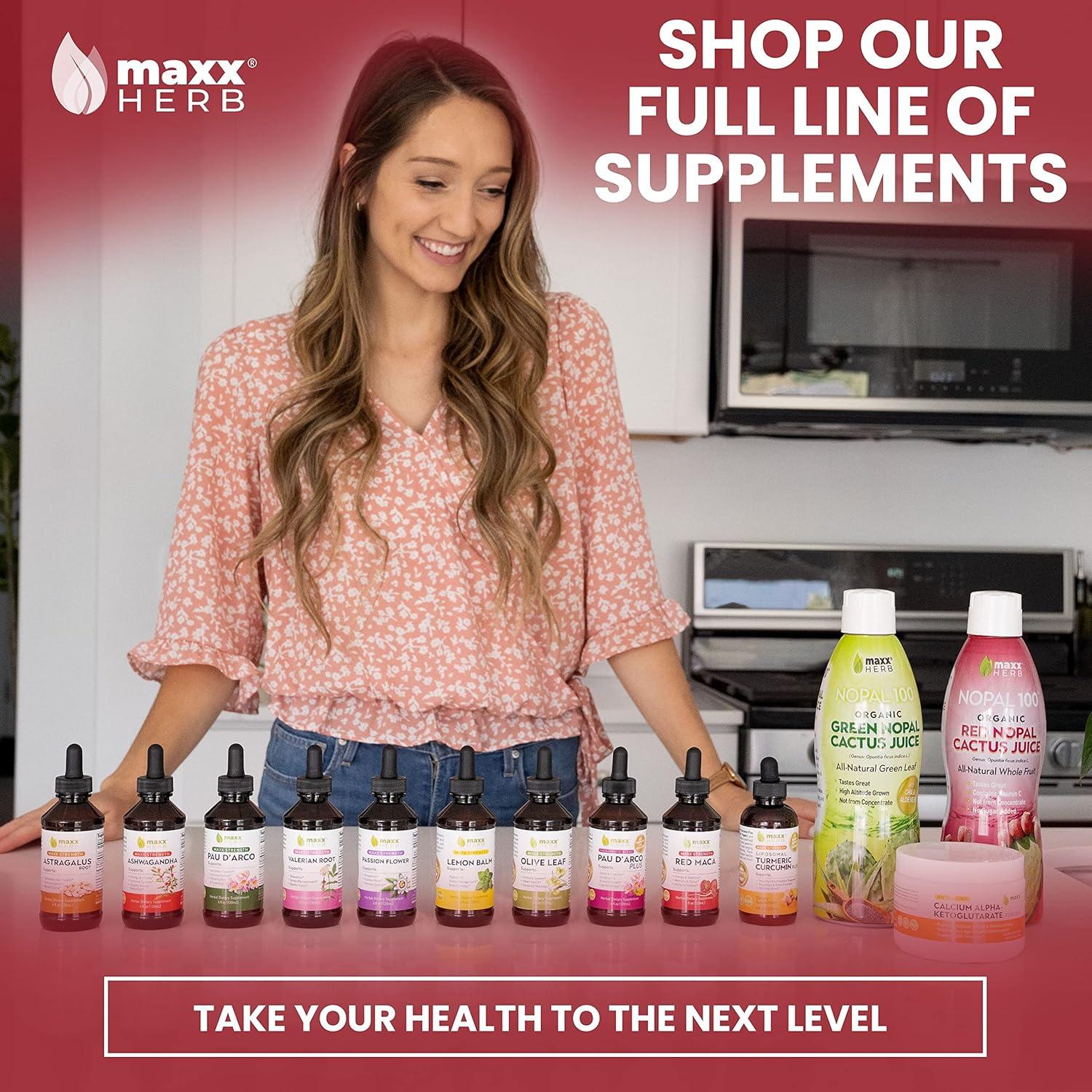 Extracto Líquido de Maca Roja Maxx Herb 118 ml - Potente y Efectivo