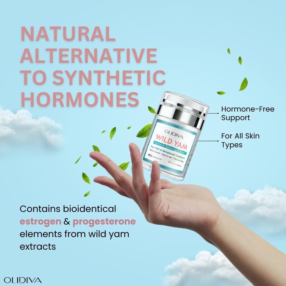 Crema de Ñame Silvestre OLIDIVA 100 ml - Equilibrio Hormonal