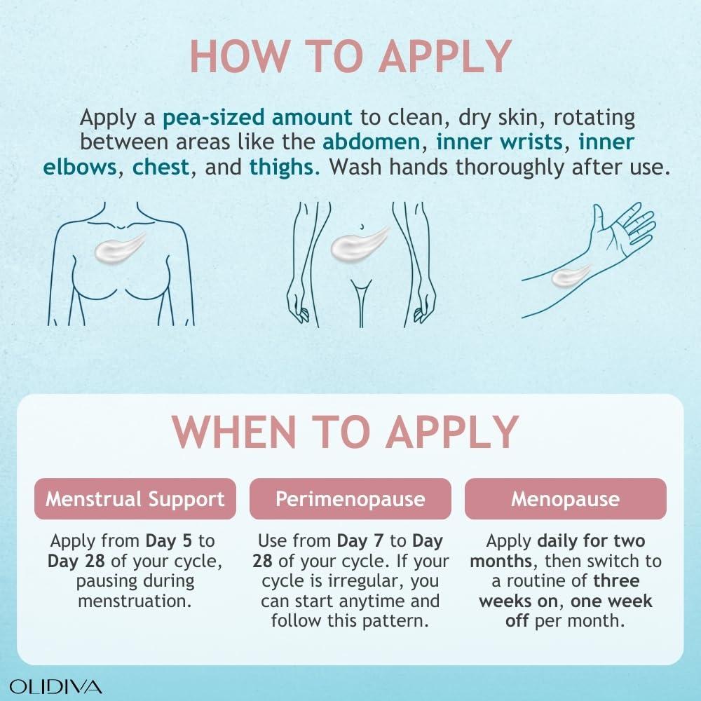 Crema de Ñame Silvestre OLIDIVA 100 ml - Equilibrio Hormonal