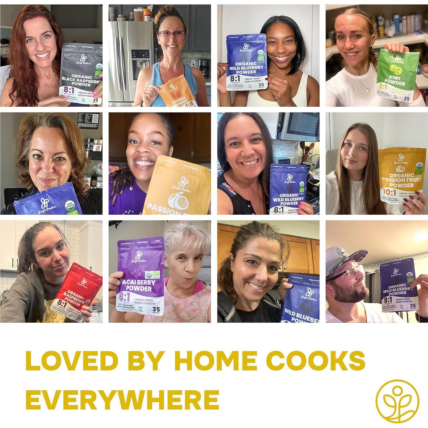 Polvo de Fruta de la Pasión Jungle Powders 198 Gr Liofilizado