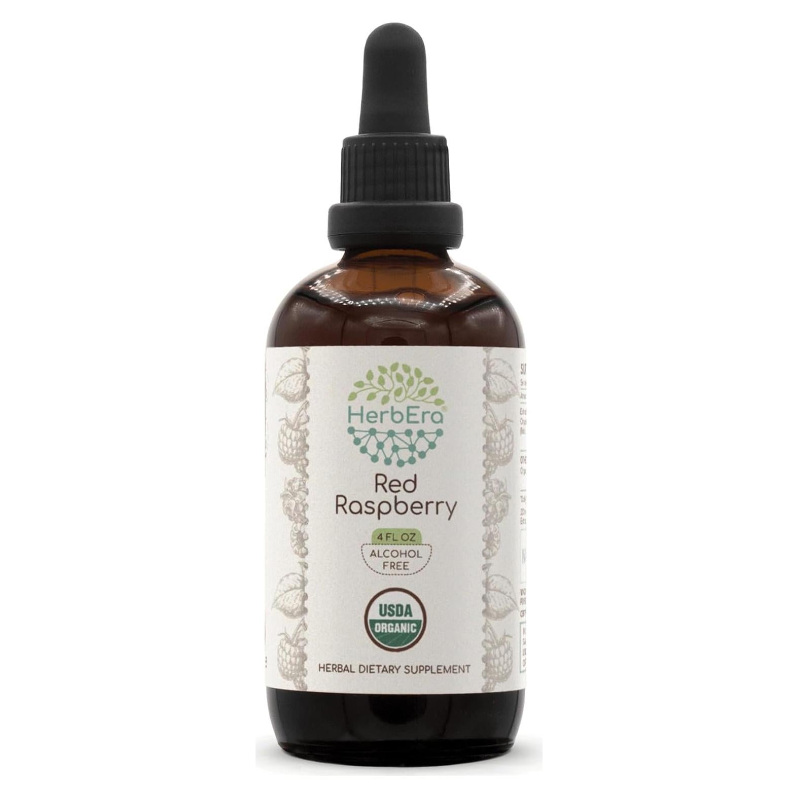 Tintura Orgánica de Frambuesa Roja Herbera 118 ml - Extracto Herbal