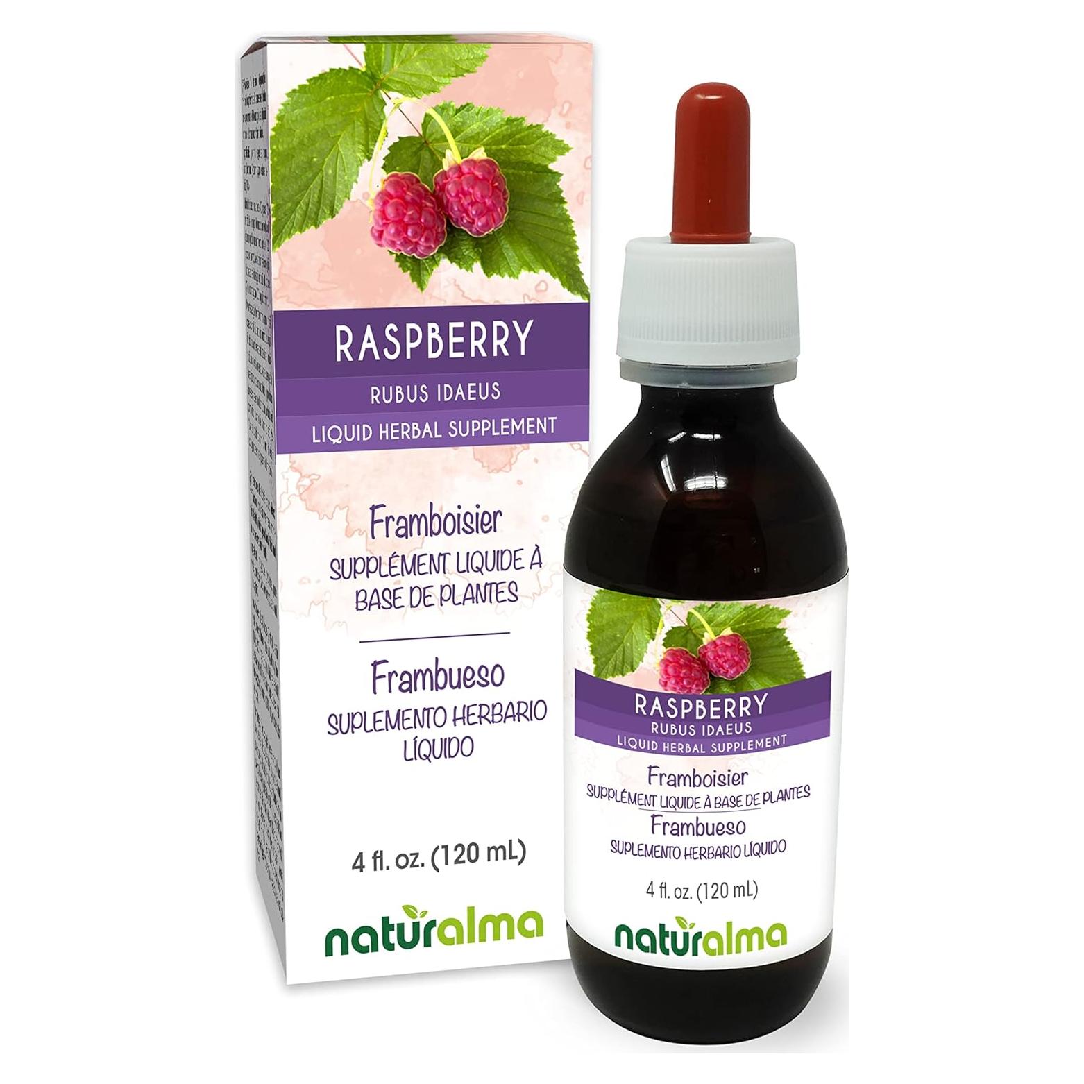 Tintura de hoja de frambuesa Naturalma 118 ml - Suplemento herbal