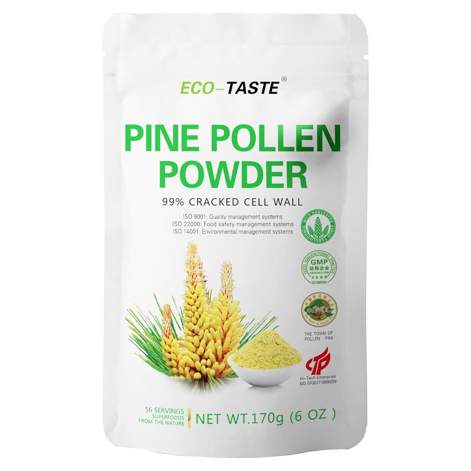 Polvo de Polen de Pino ECO-TASTE 170g - Pinus Tabuliformis