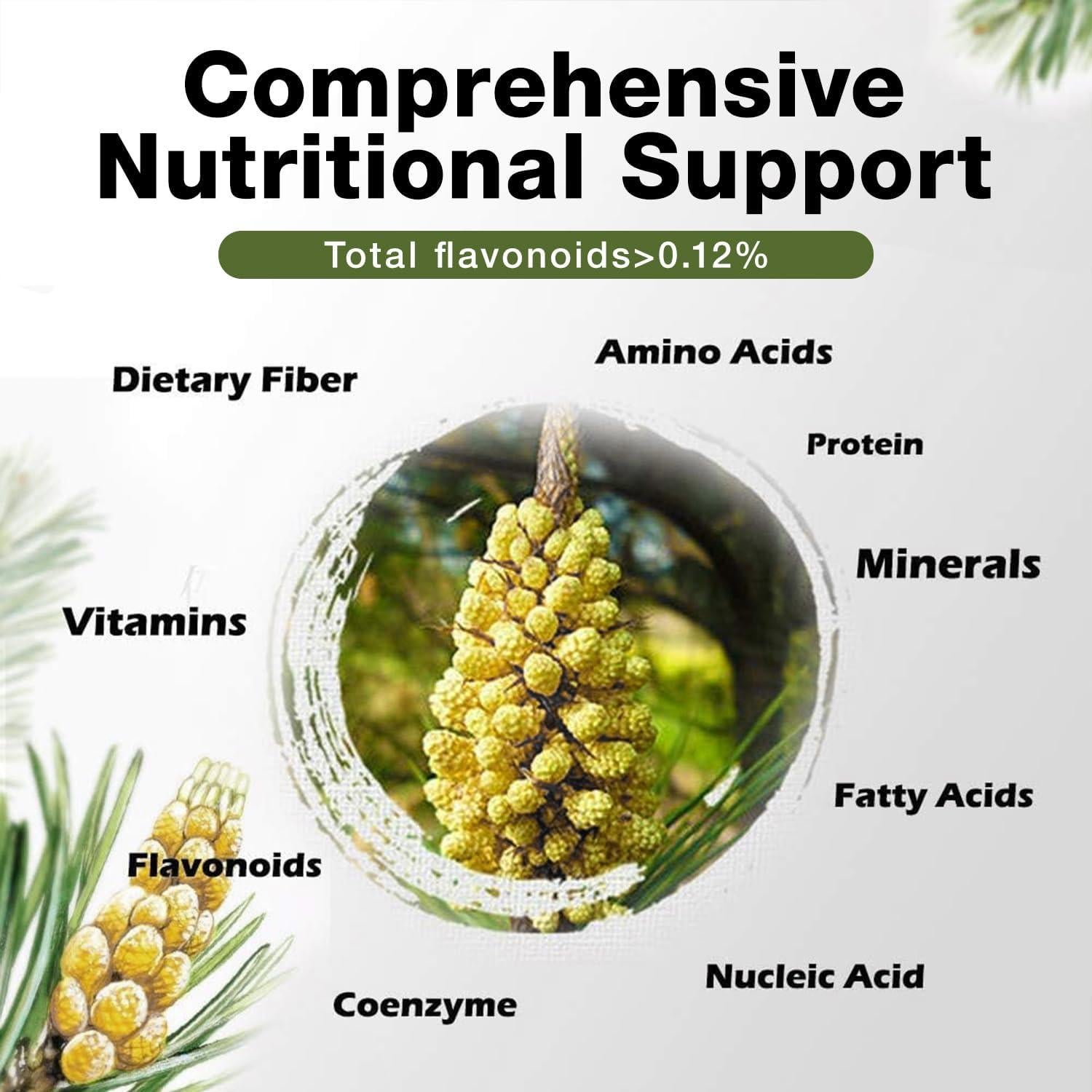 Polvo de Polen de Pino ECO-TASTE 170g - Pinus Tabuliformis