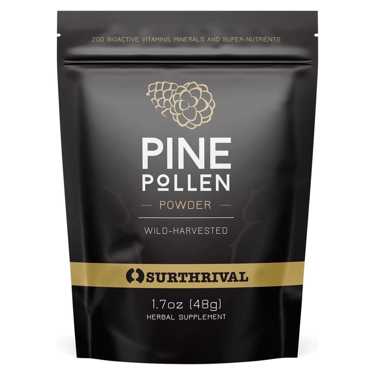 Polvo de Polen de Pino Surthrival 48g - Energía y Resistencia