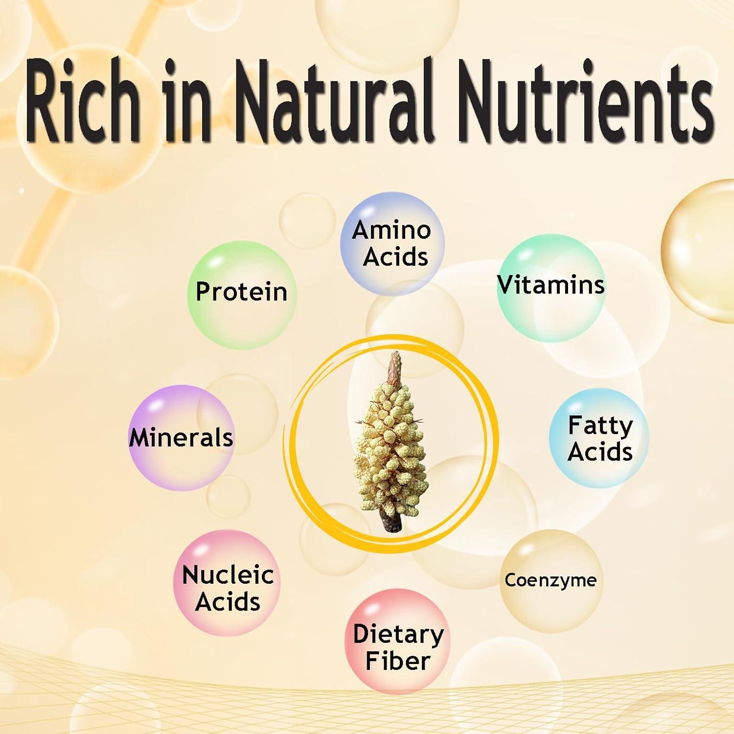 Polvo de Polen de Pino MAYKER 80g | Cosechado Silvestre 99% Roto