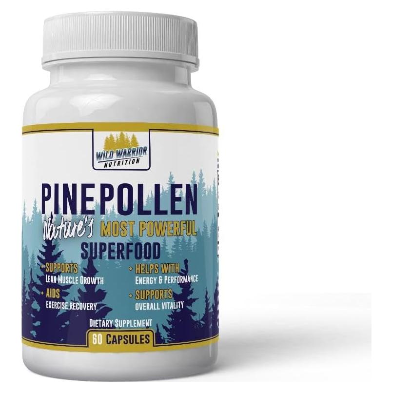 Cápsulas de Pólen de Pino Salud Diaria 600mg Vegano 60 Unidades