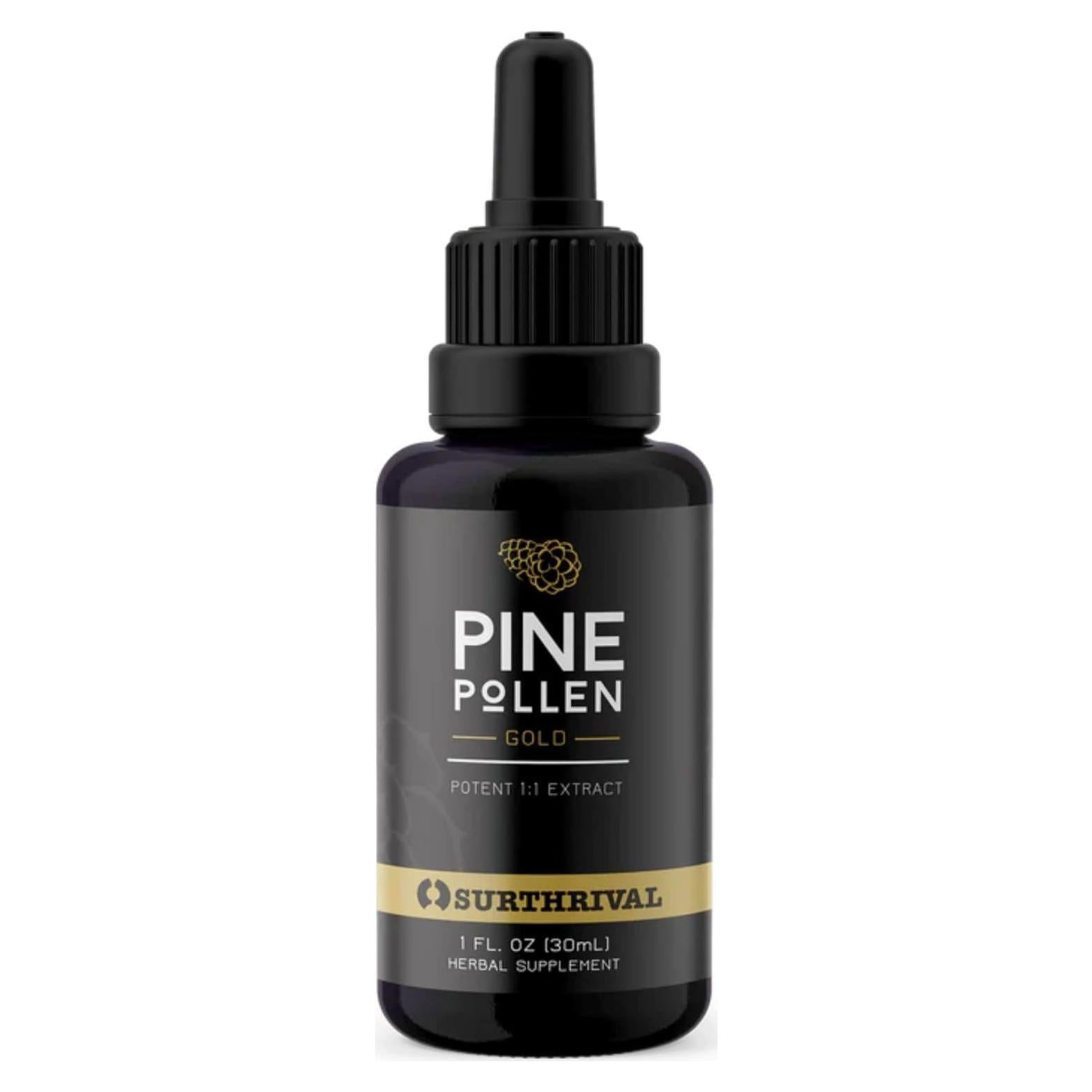Extracto de Polen de Pino Oro Surthrival 30 ml Cosechado Silvestre