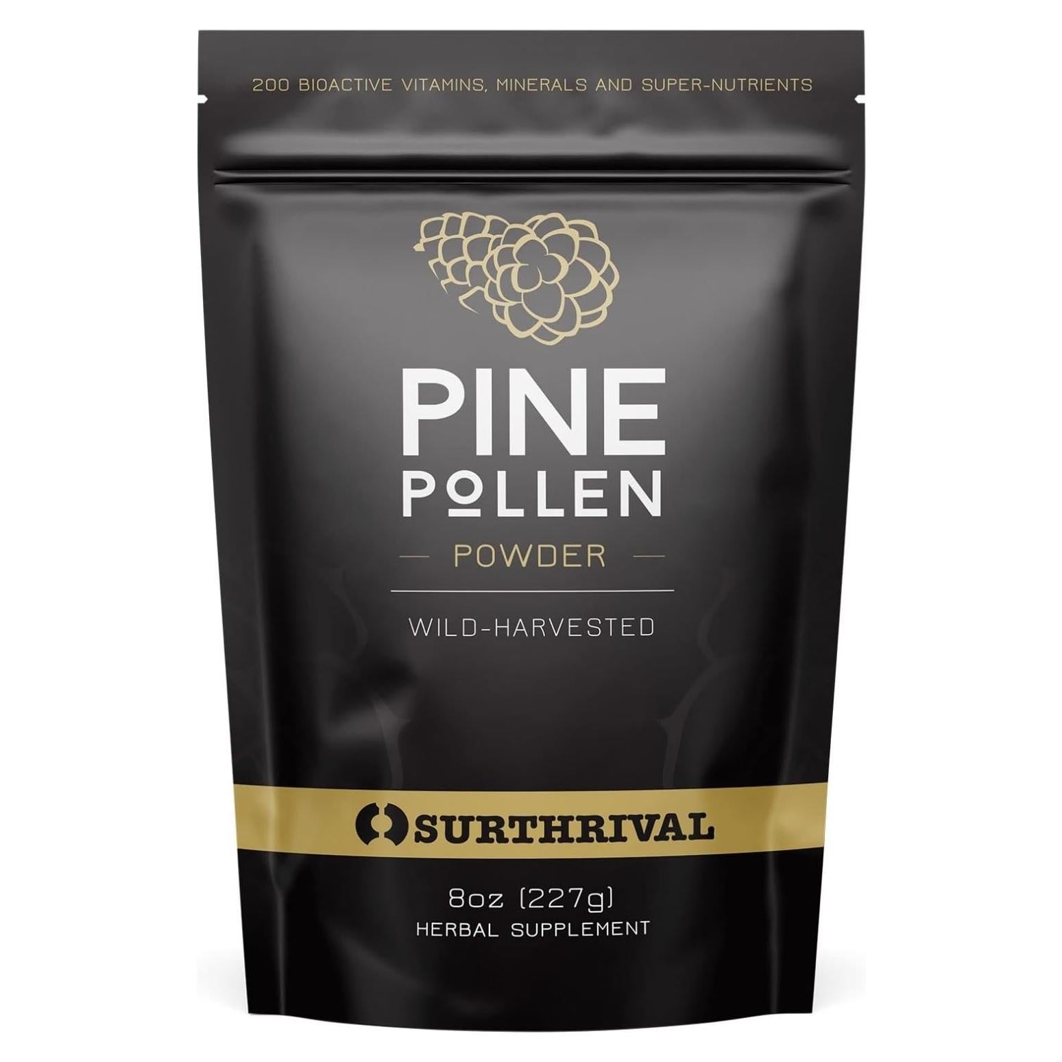 Polvo de Polen de Pino Surthrival 227 g - Energía y Resistencia