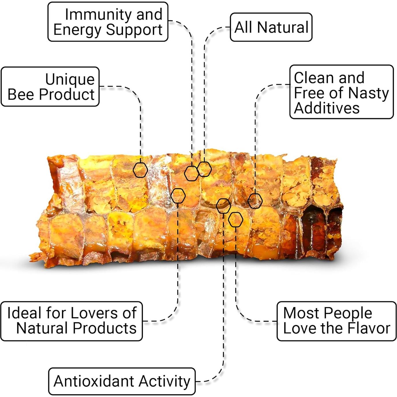 Pan de Abeja Orgánico 100 g 333Bees - Superalimento Energizante