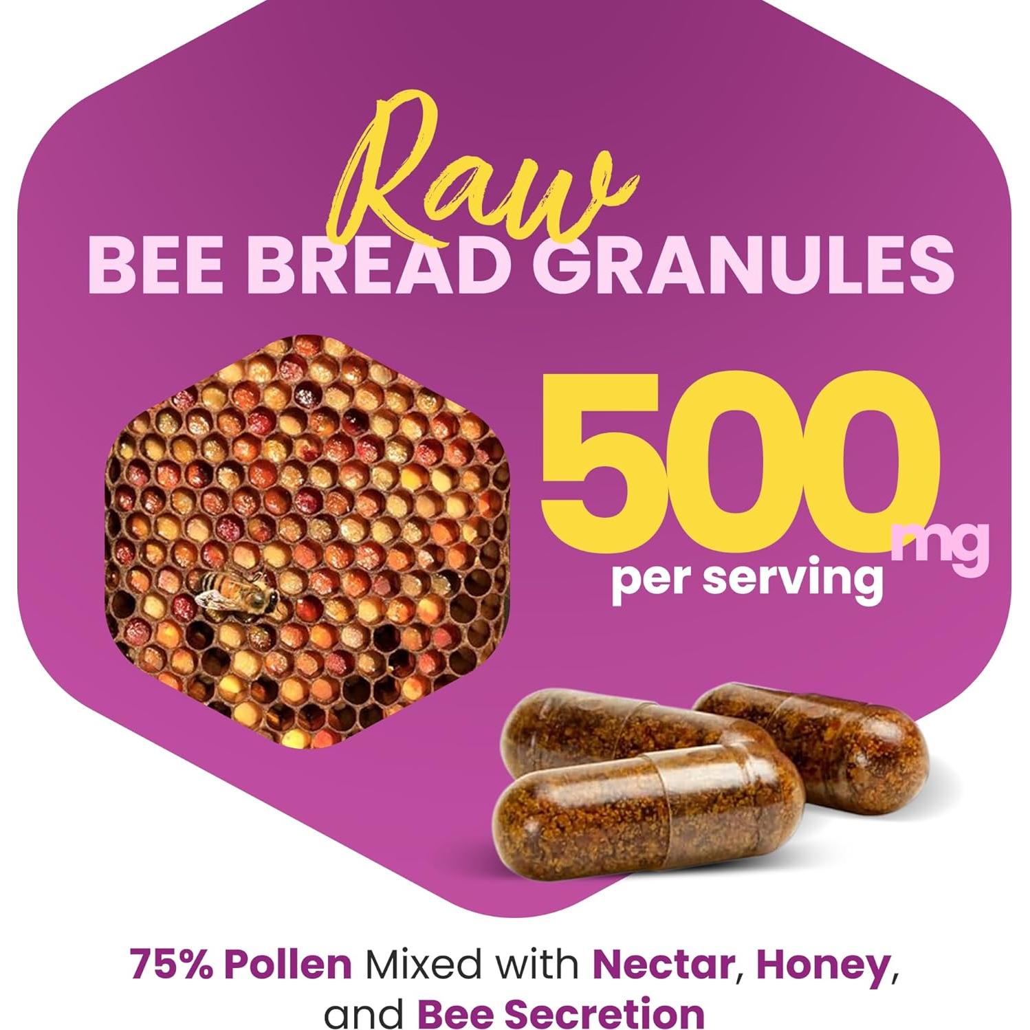 Cápsulas de Pan de Abeja y Jalea Real 100% Naturales