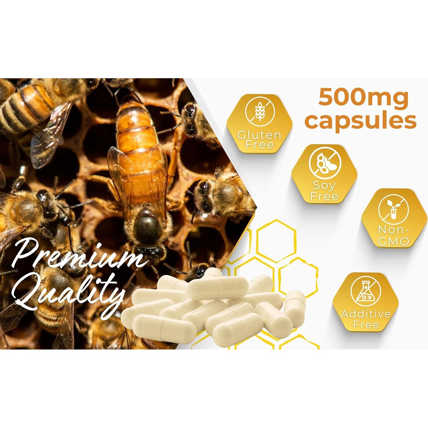 Cápsulas de Pan de Abeja y Jalea Real 100% Naturales