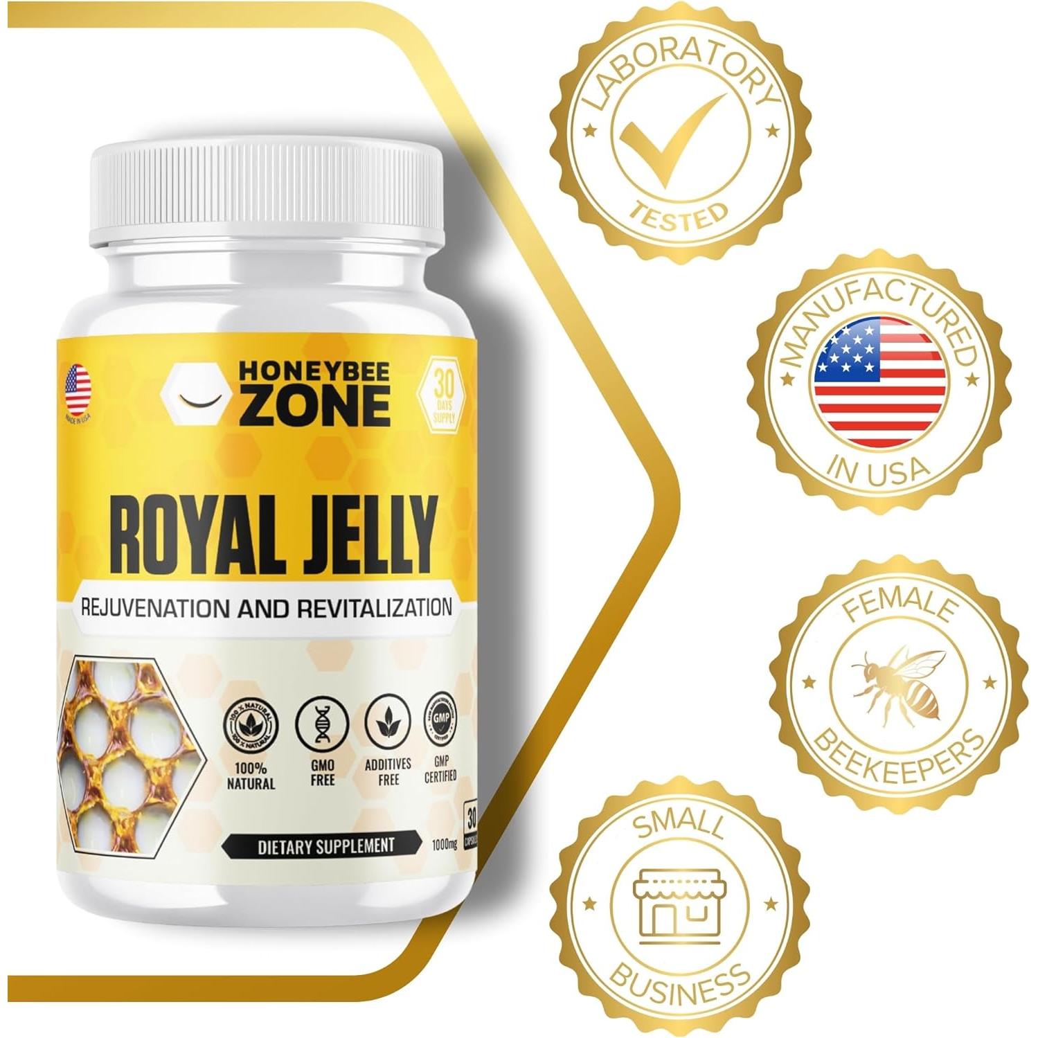 Cápsulas de Pan de Abeja y Jalea Real 100% Naturales