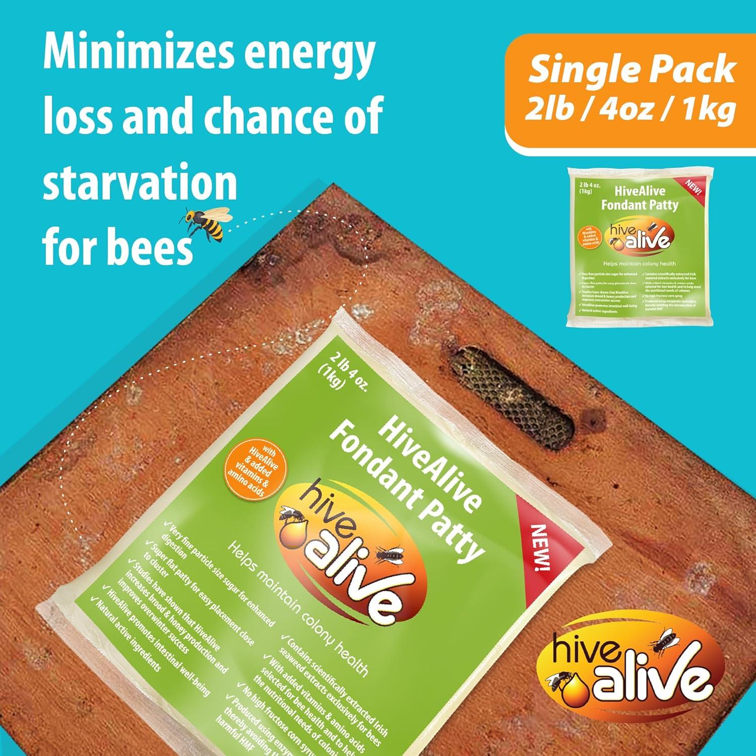 Fondant para Abejas HIVE ALIVE 0.99kg - Suplemento Nutricional