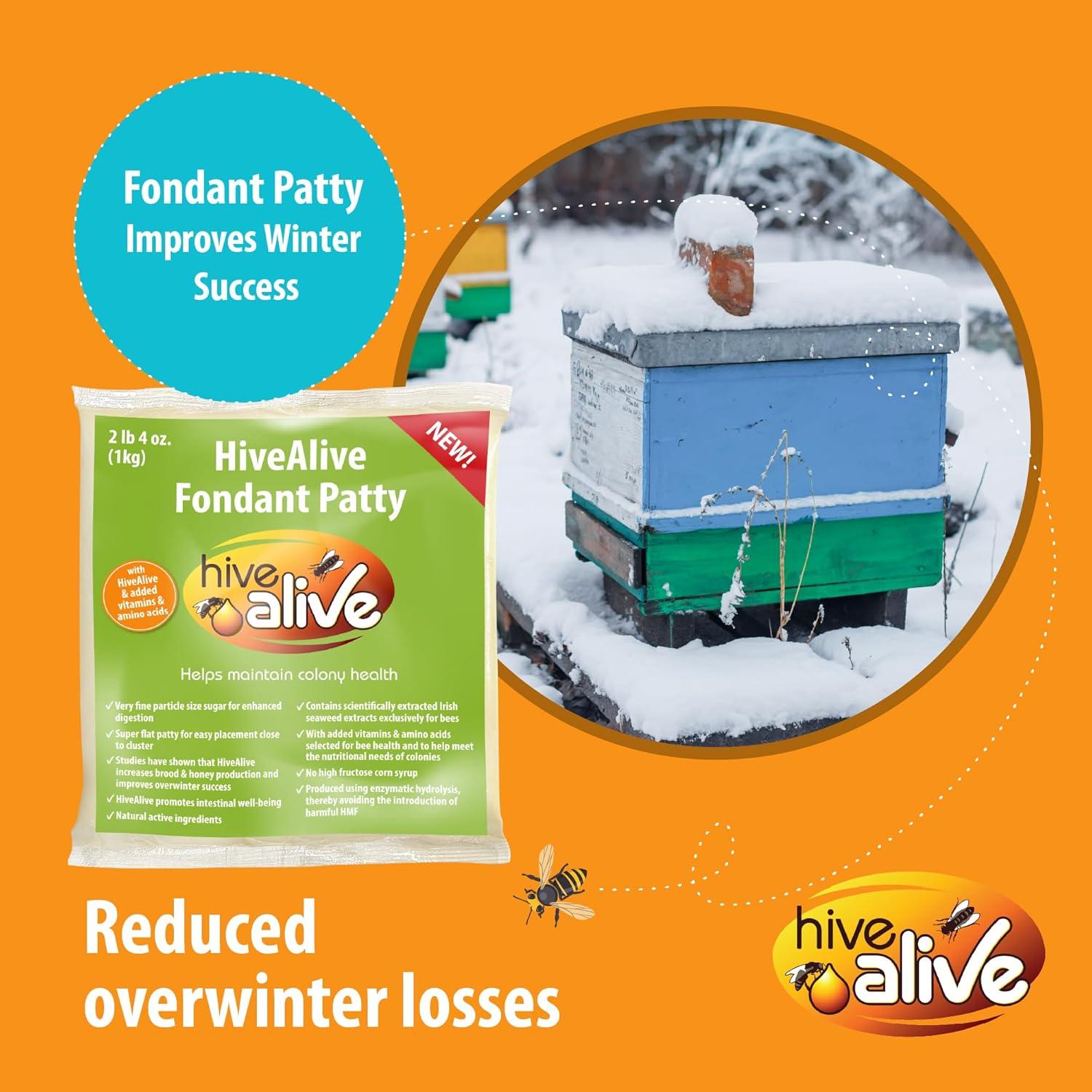 Fondant para Abejas HIVE ALIVE 0.99kg - Suplemento Nutricional