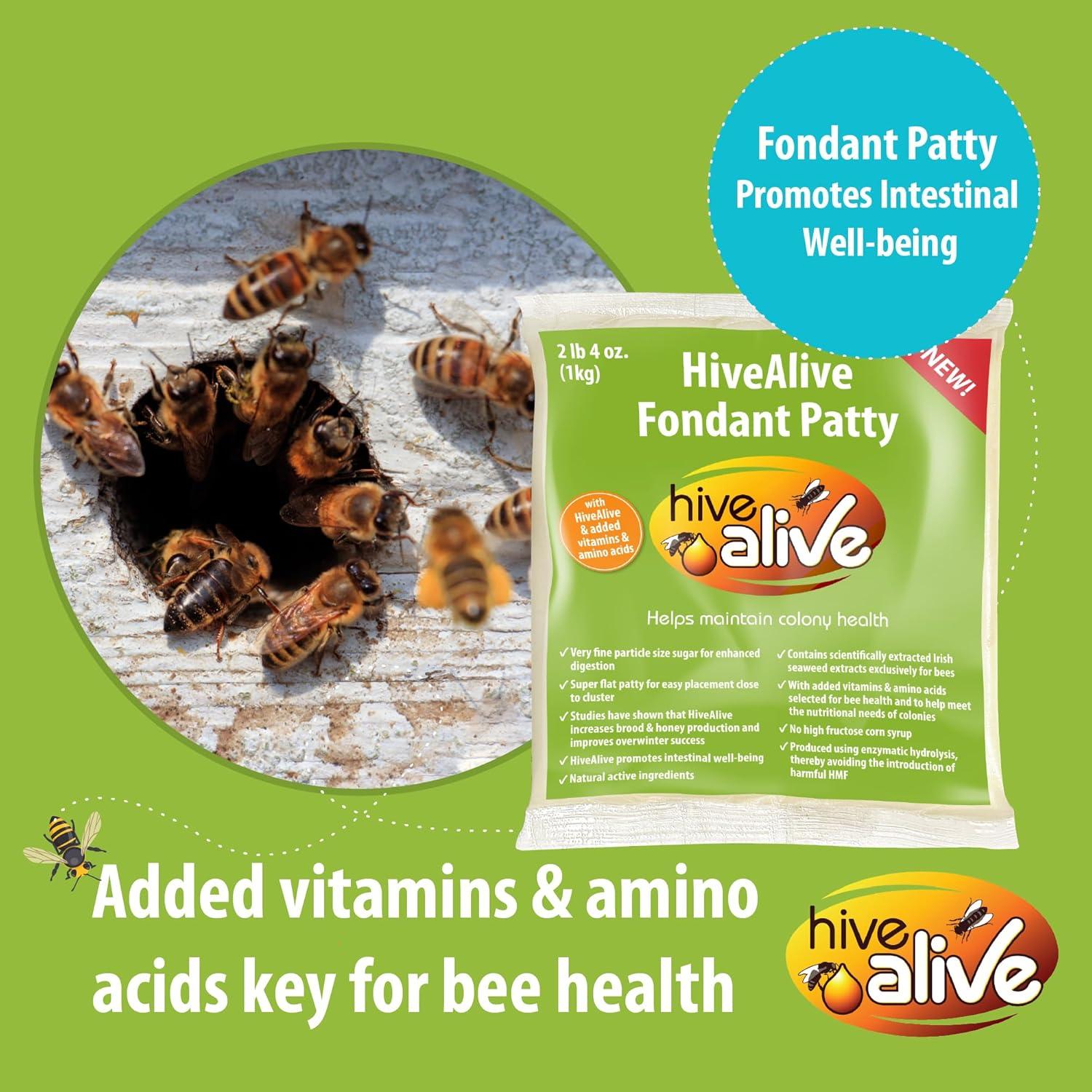 Fondant para Abejas HIVE ALIVE 0.99kg - Suplemento Nutricional