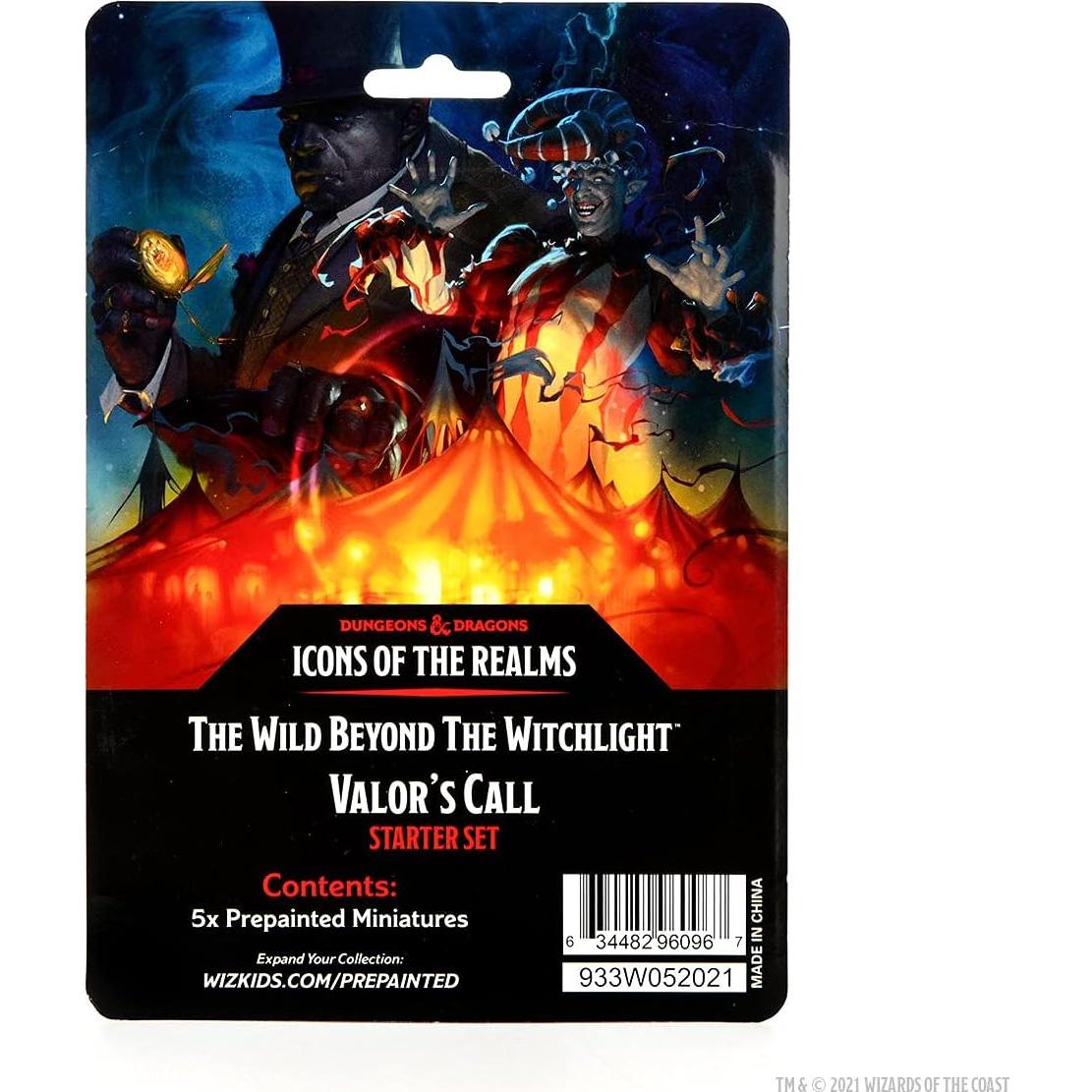 Dungeons & Dragons Conjunto Inicial Llamada de Valor - 5 Miniaturas