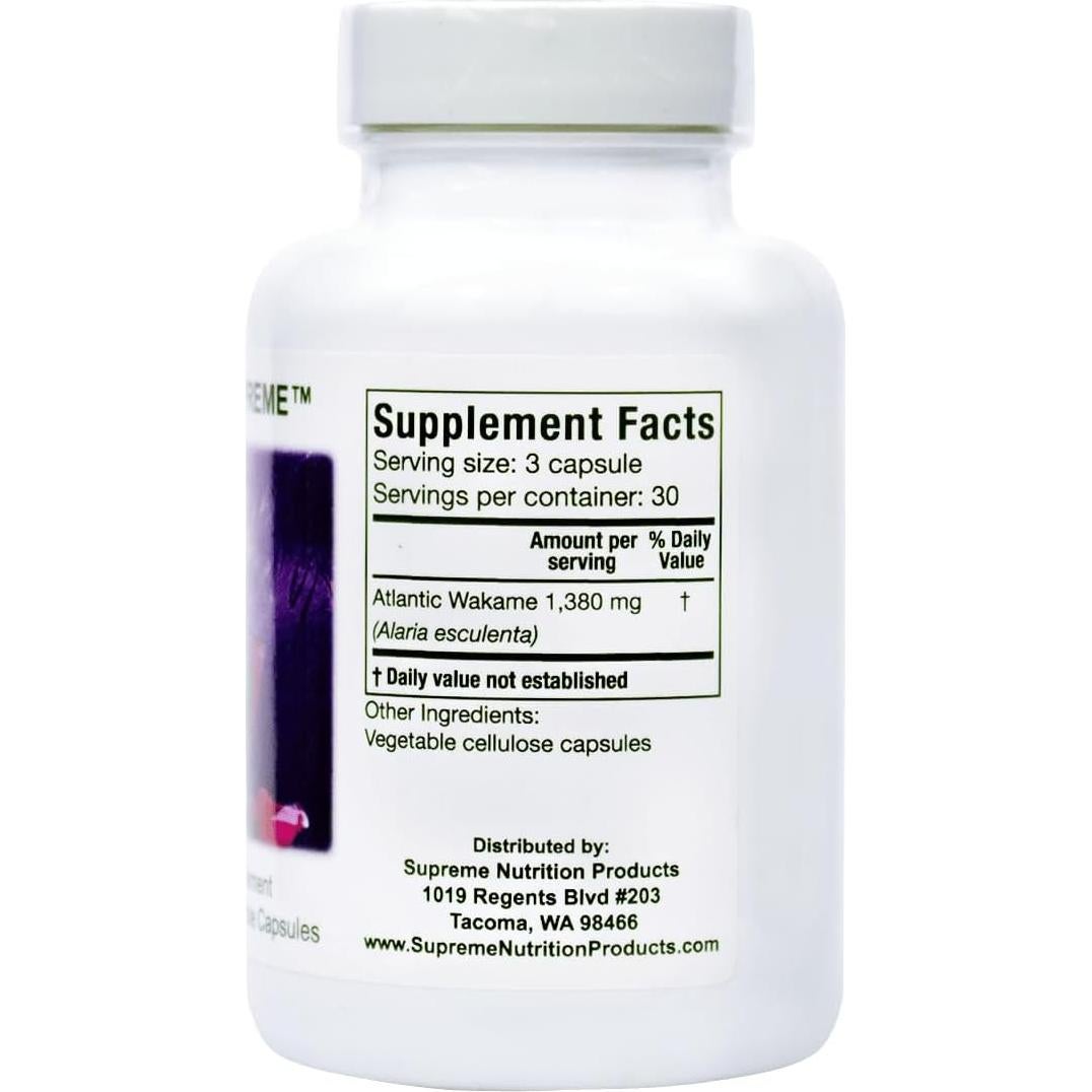 Cápsulas Vegetarianas de Wakame Atlántico Nutrición Suprema 90 Unidades