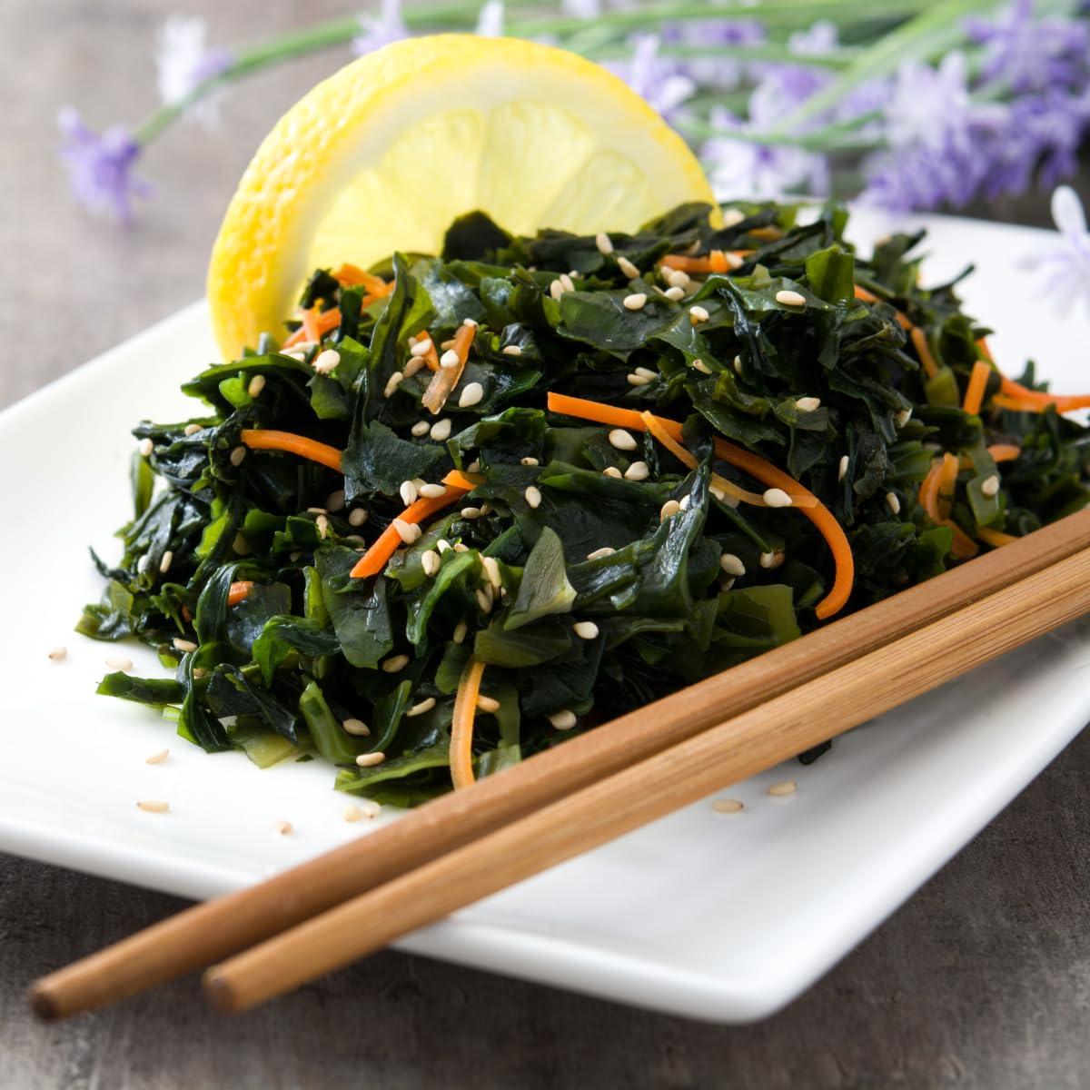 Alga Wakame Seco Plogmag 56.7 g - Natural para Sopa y Ensaladas