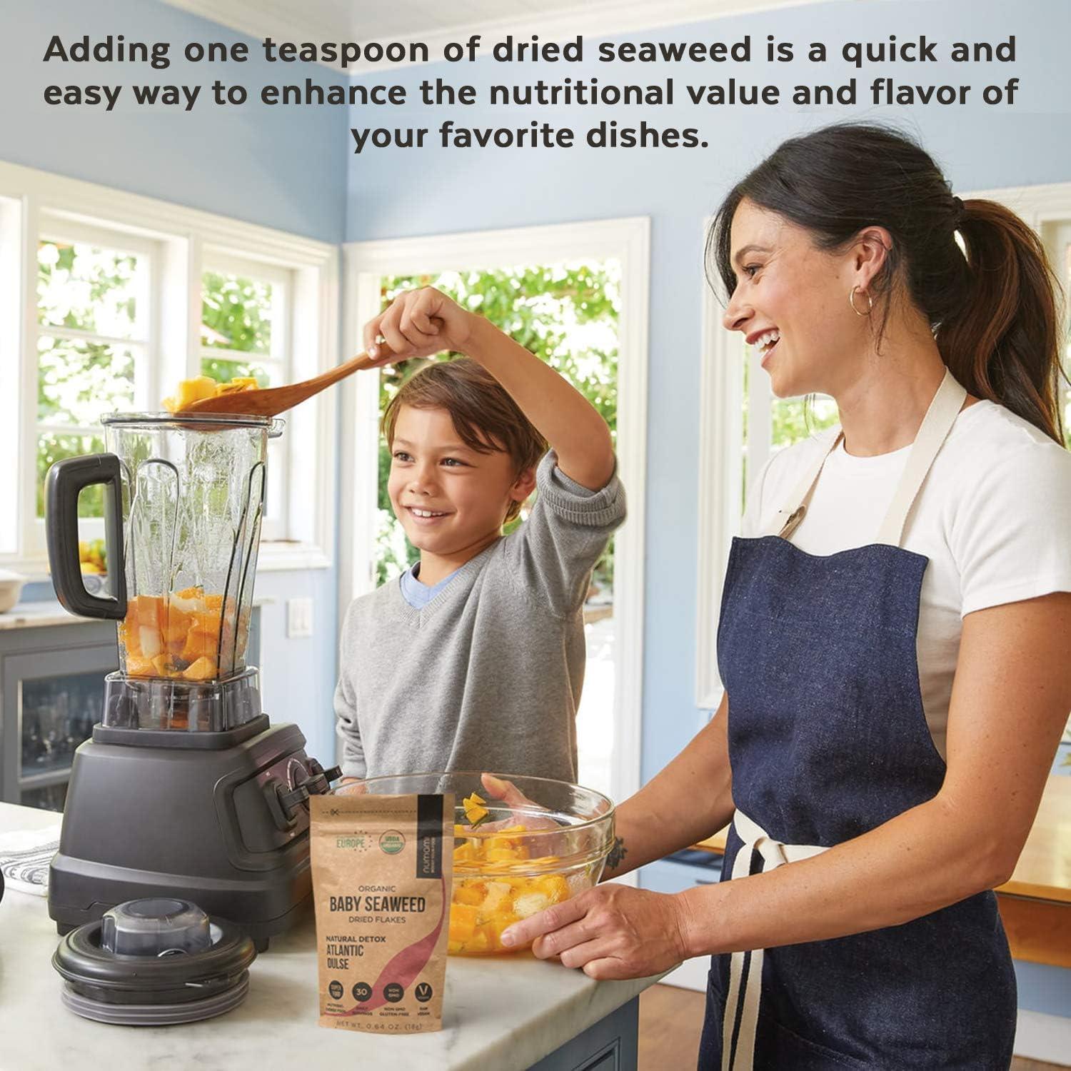 Copos de Algas Wakame Orgánicas Liofilizadas 18.14 g - Nordic Seaweed