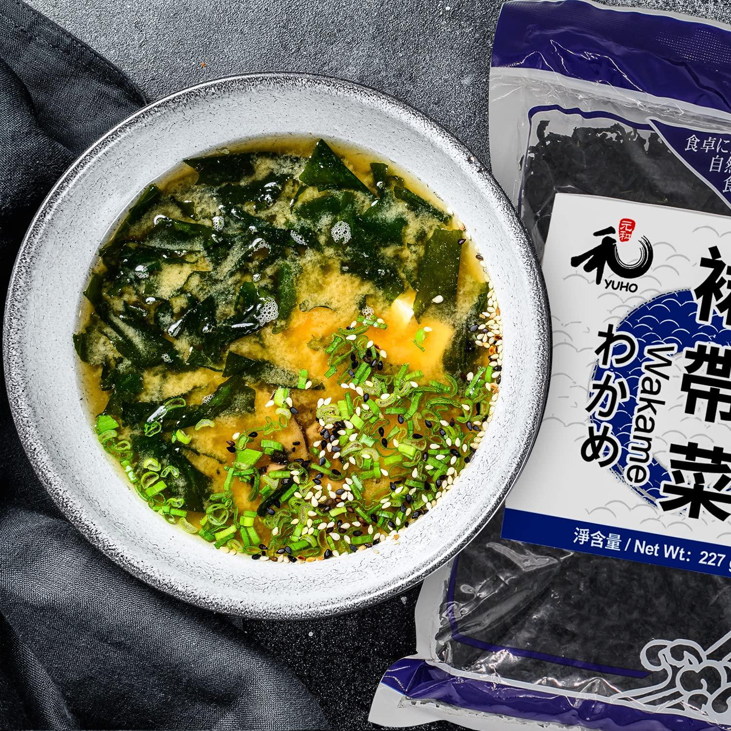 Alga Wakame YUHO 227g Seco Vegano para Sopa Miso