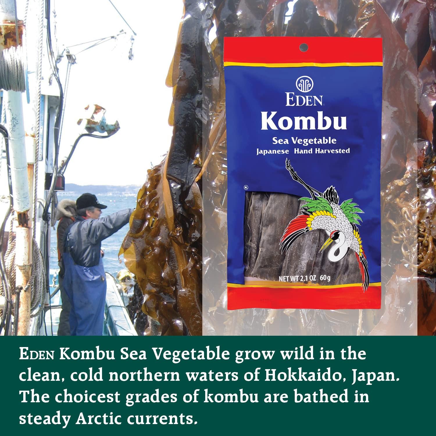 Alga Kombu Eden 59.87 g - Alga Marina Japonesa para Dashi