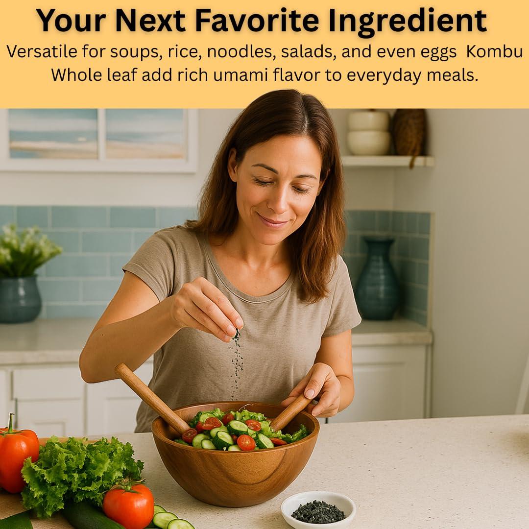 Kombu Orgánico Aqua Veggies 28.35g - Algas Marinas Sin Gluten