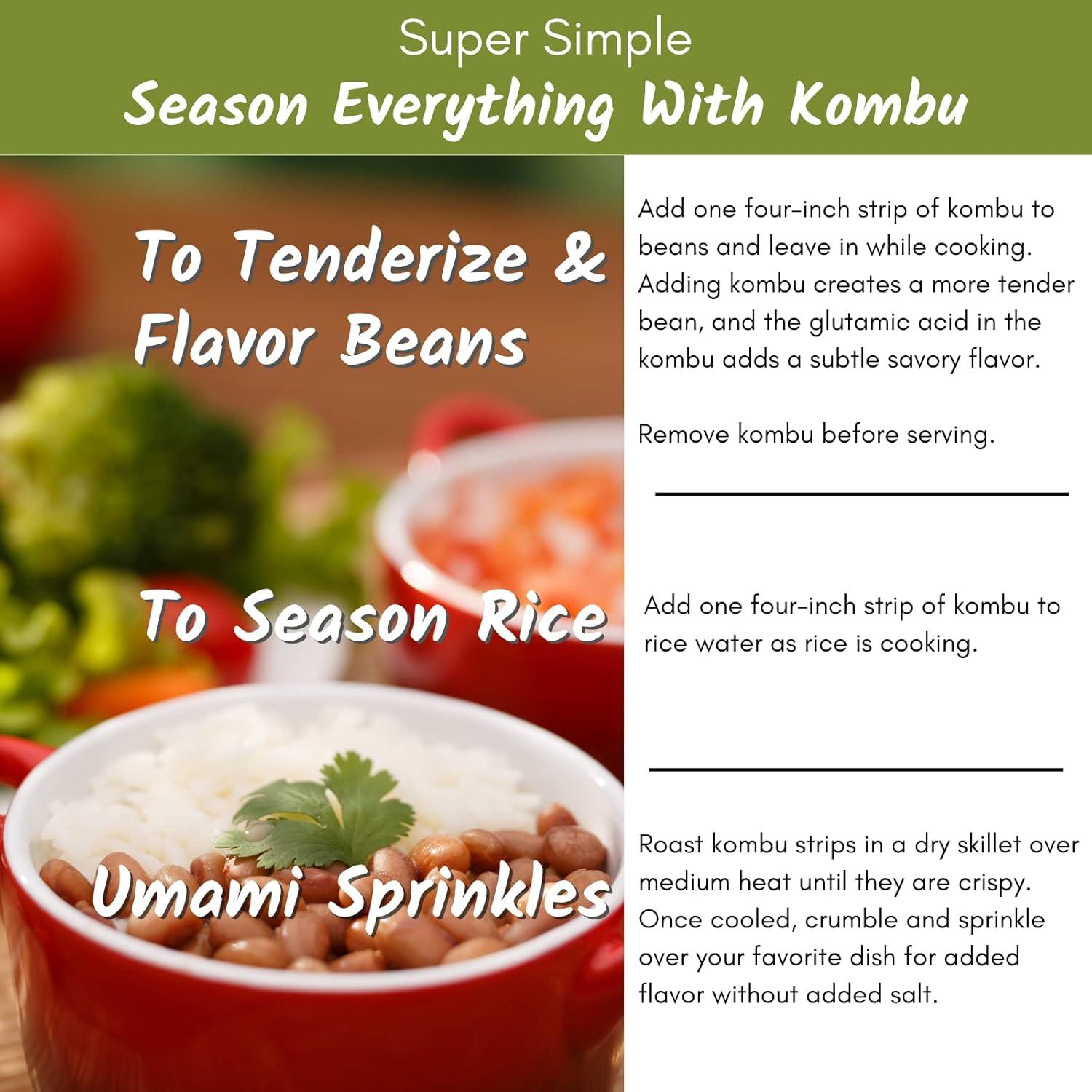 Kombu Seco Emerald Cove 50g - Alga Umami para Sopa Miso