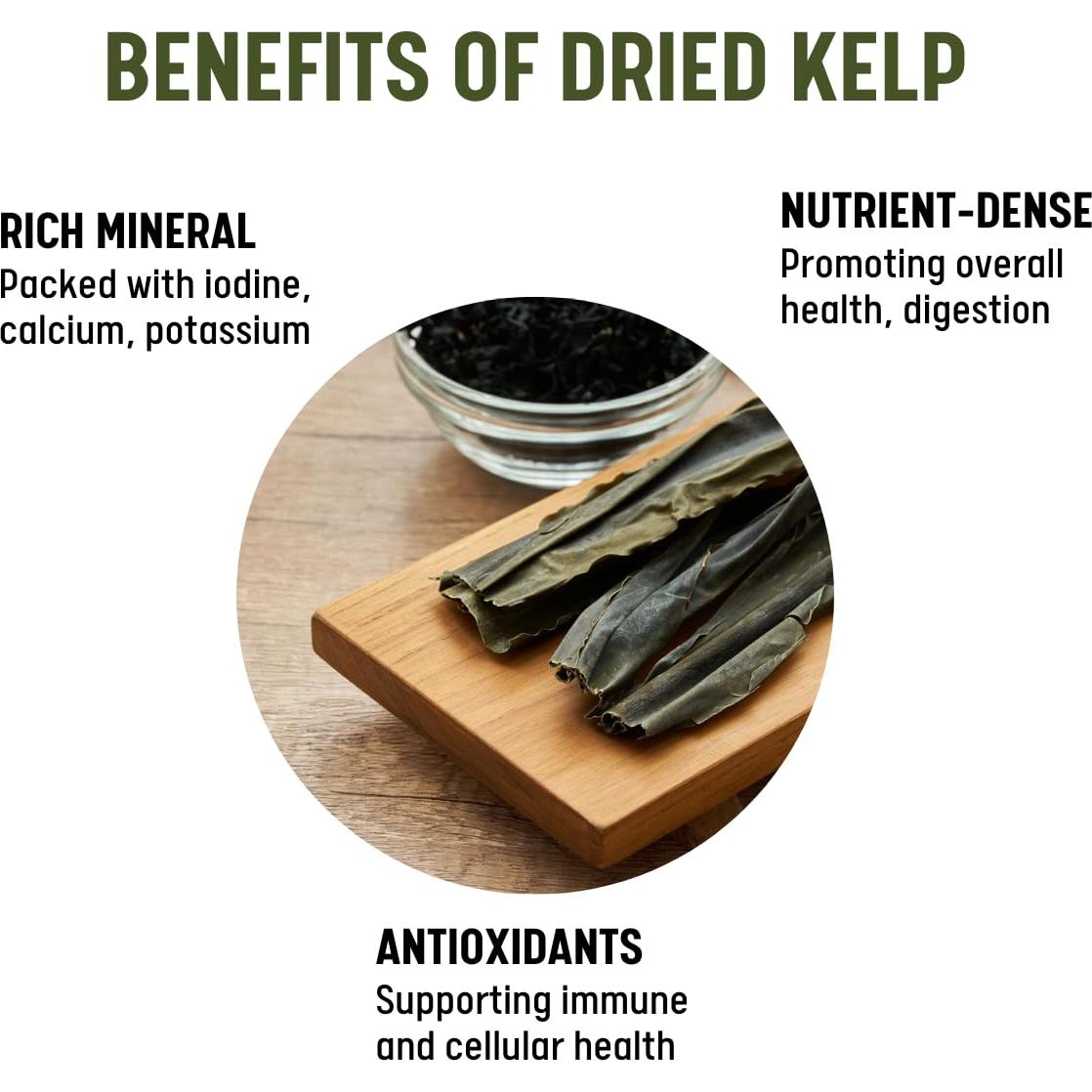 Kombu Seco Coreano 100% Natural - Alga Marina 200 g (2 Paquetes)