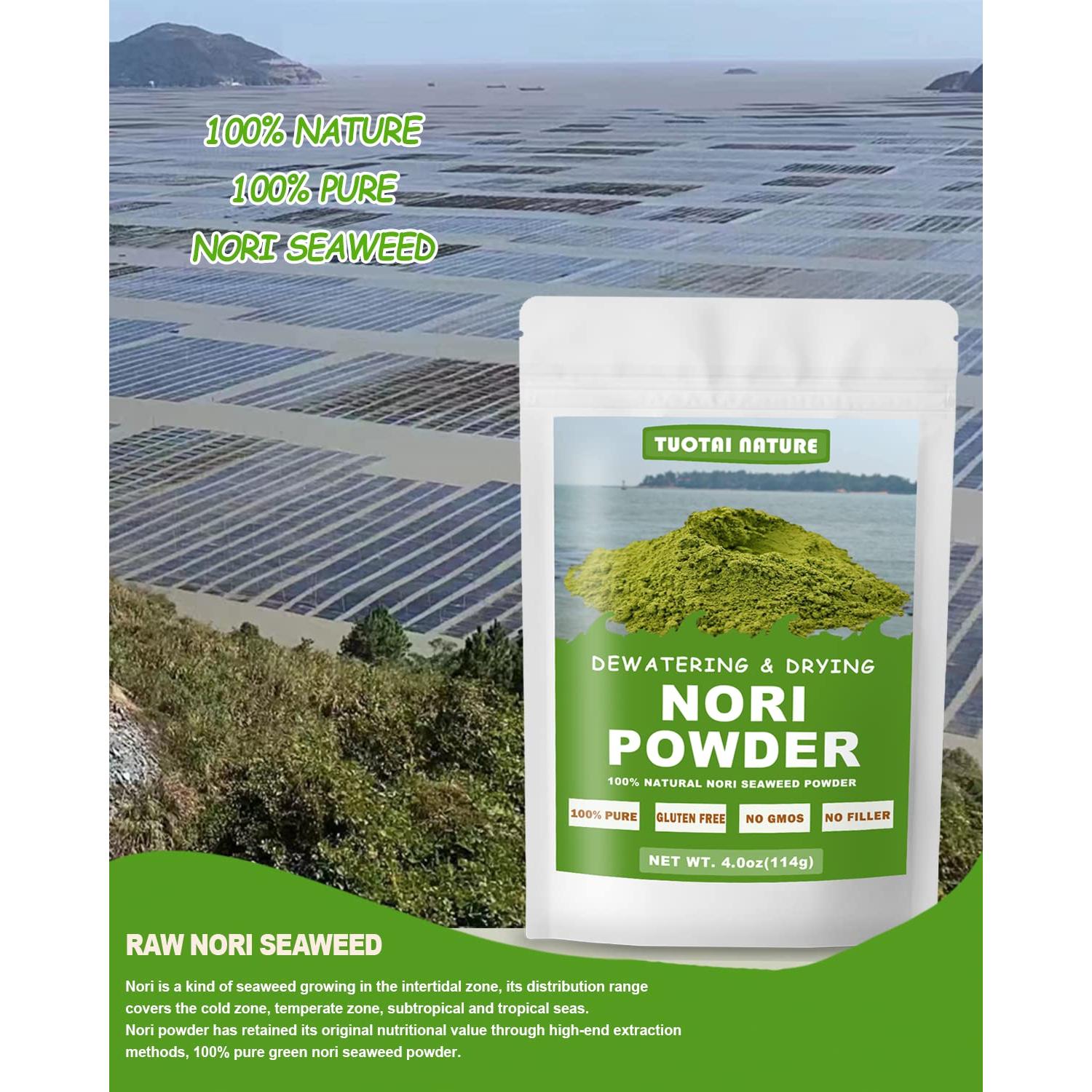 Polvo de Nori Crudo TUOTAI 113g Vegano Sin Aditivos