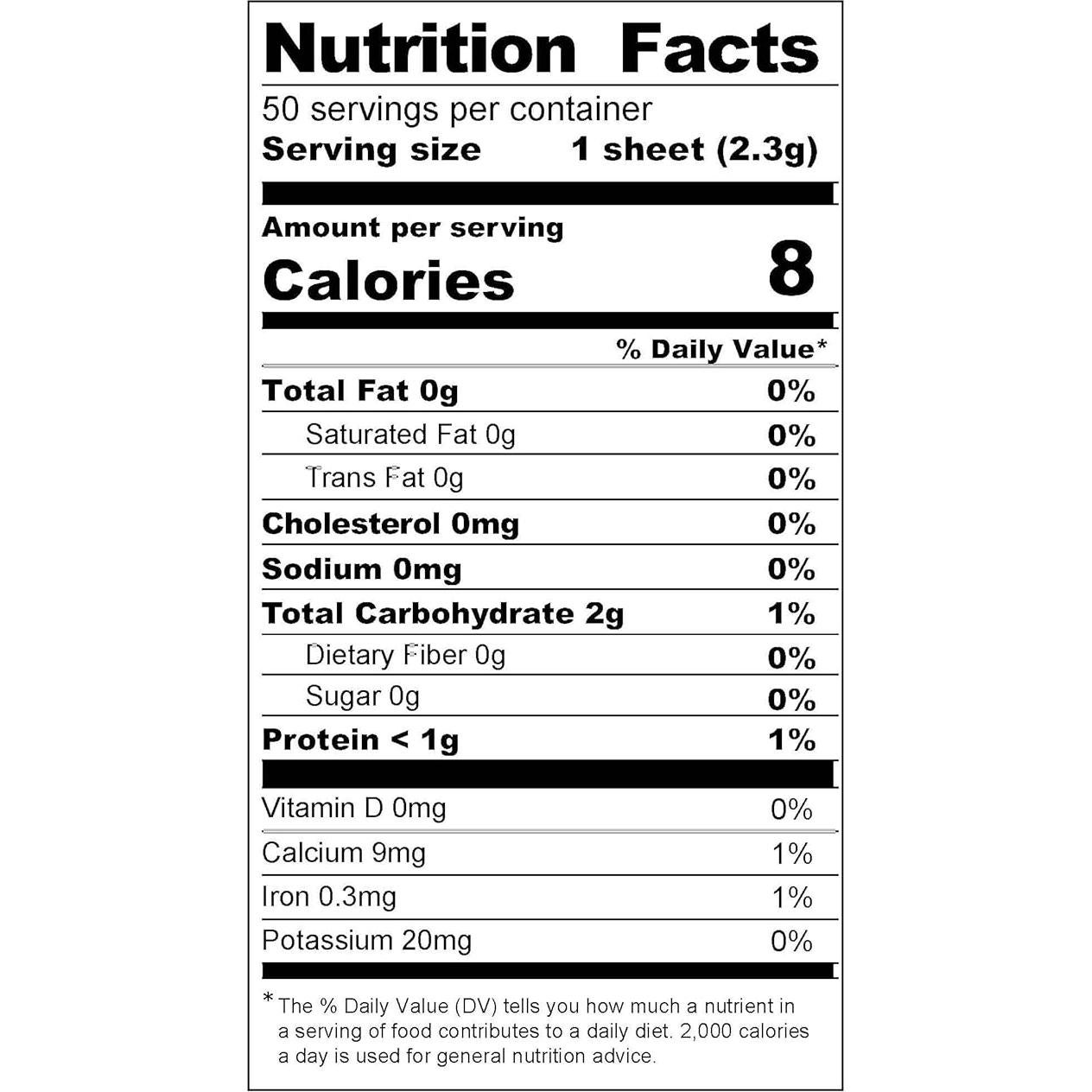 Nori de Sushi Orgánico DAGAGAM - 50 Hojas Doble Tostado