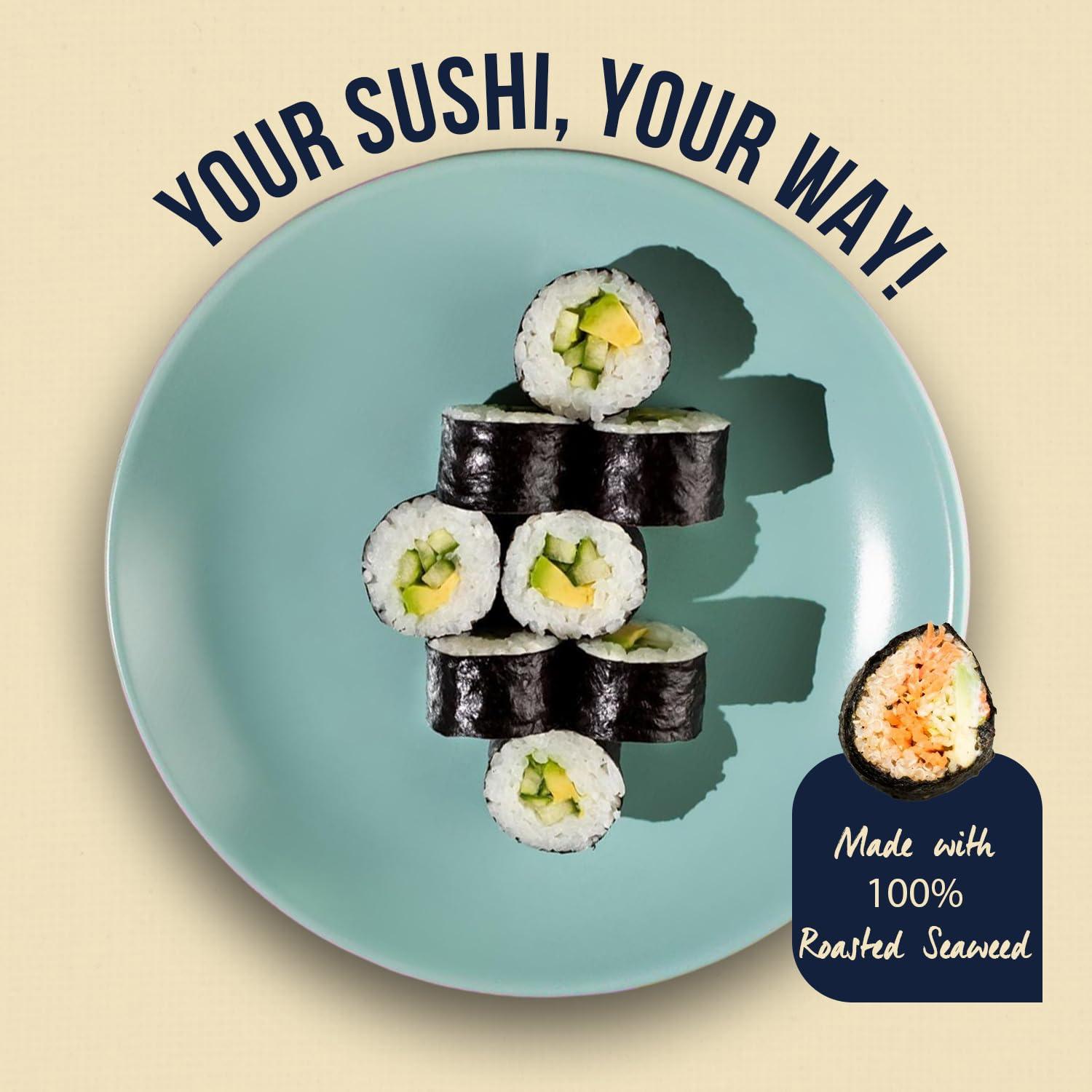 Nori de Sushi Blue Dragon 21.77 g - Alga Marina Asada Vegana