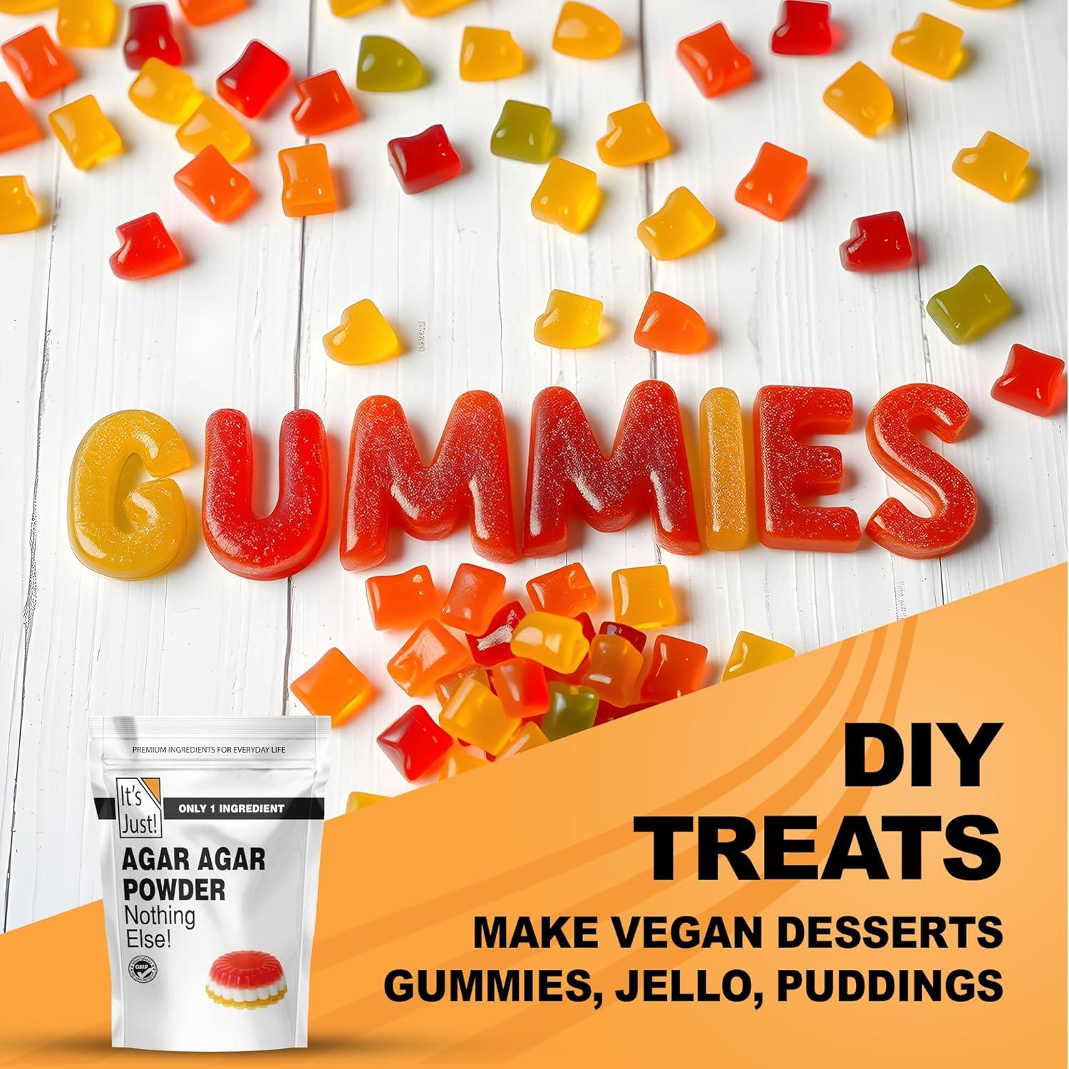 Polvo de Agar Agar 170g - Sustituto Vegano de Gelatina Esencial