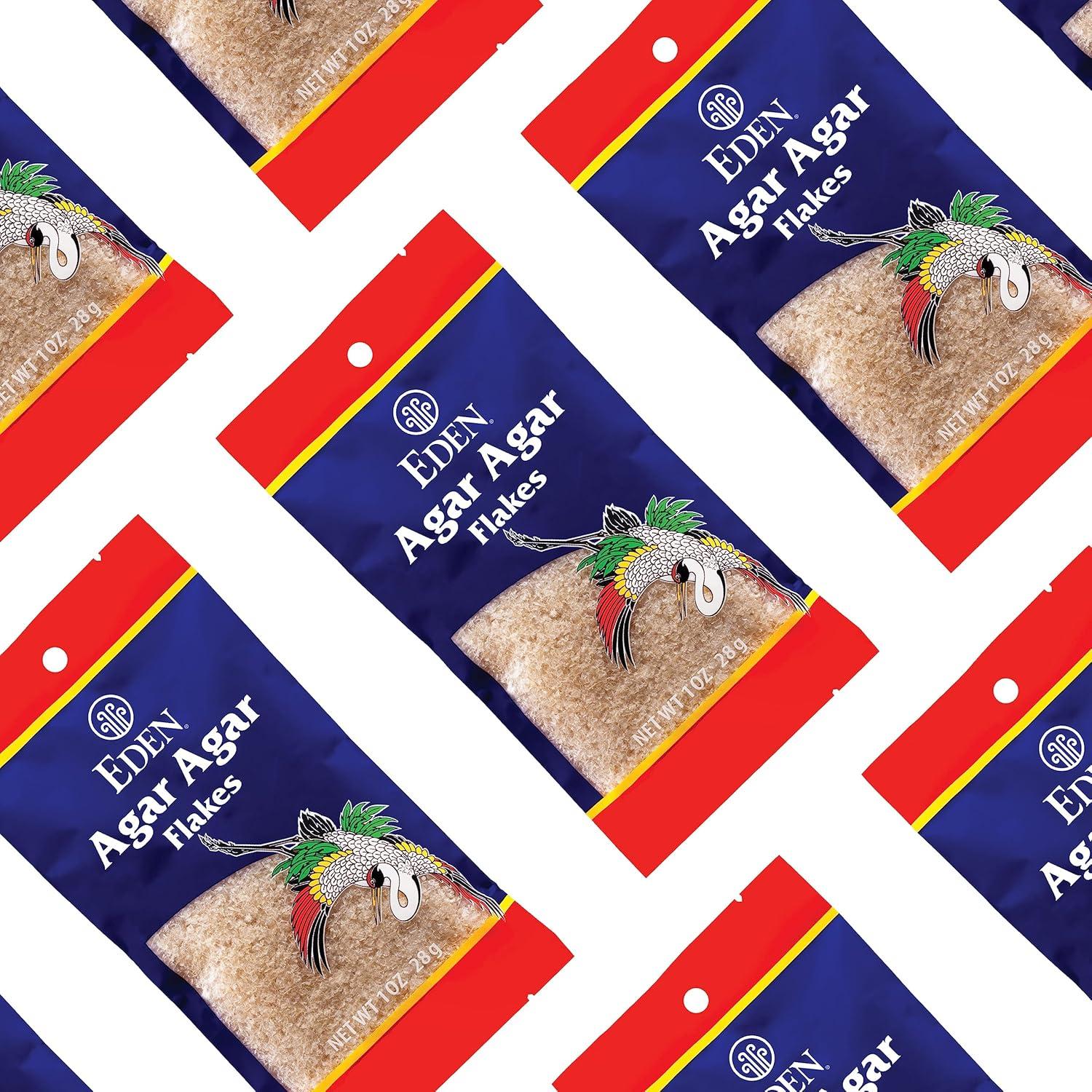 Copos de Agar Agar Eden 28.35 g - Gelatina Vegana Sin Sabor