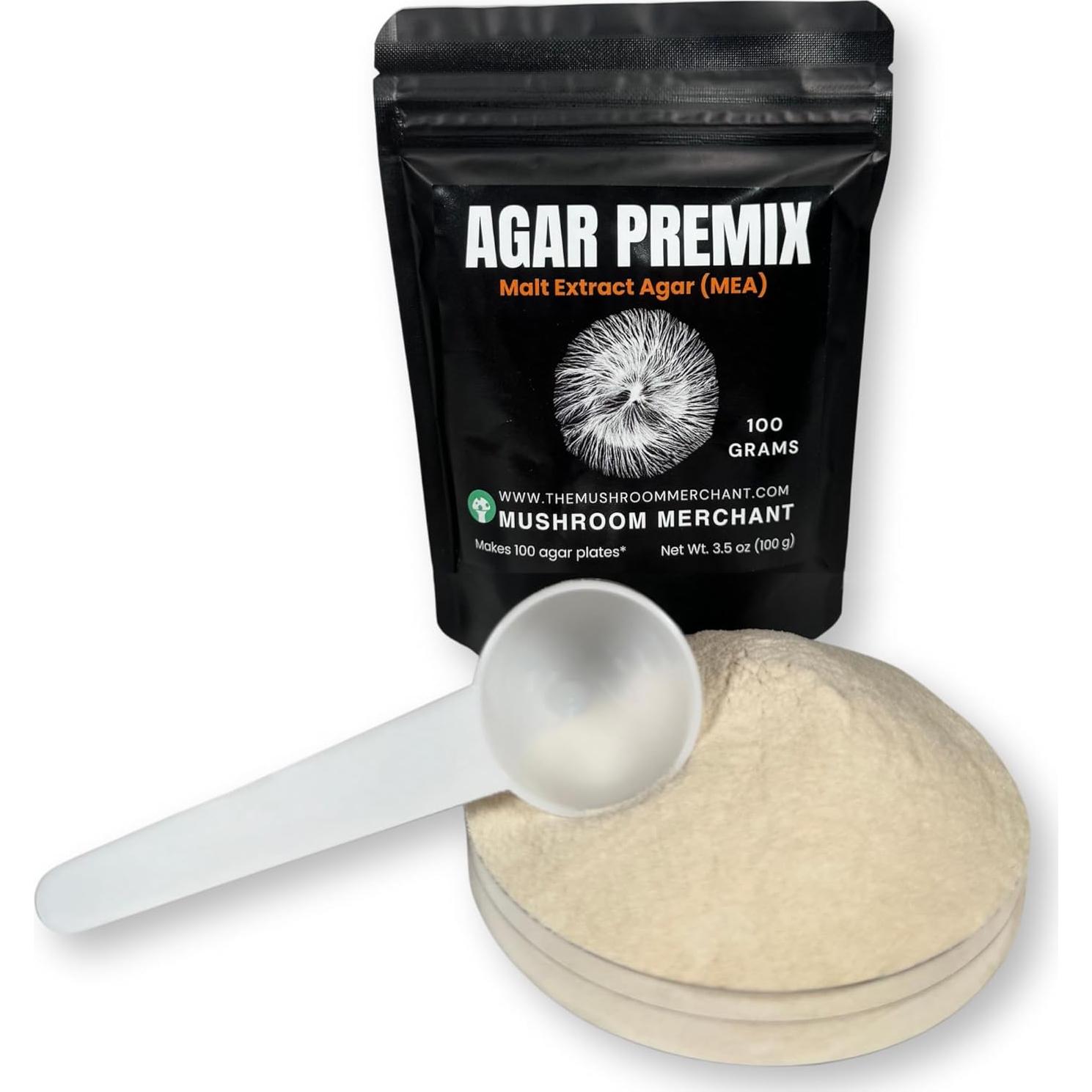 Mezcla de Agar de Extracto de Malta MEA 100g para Micología