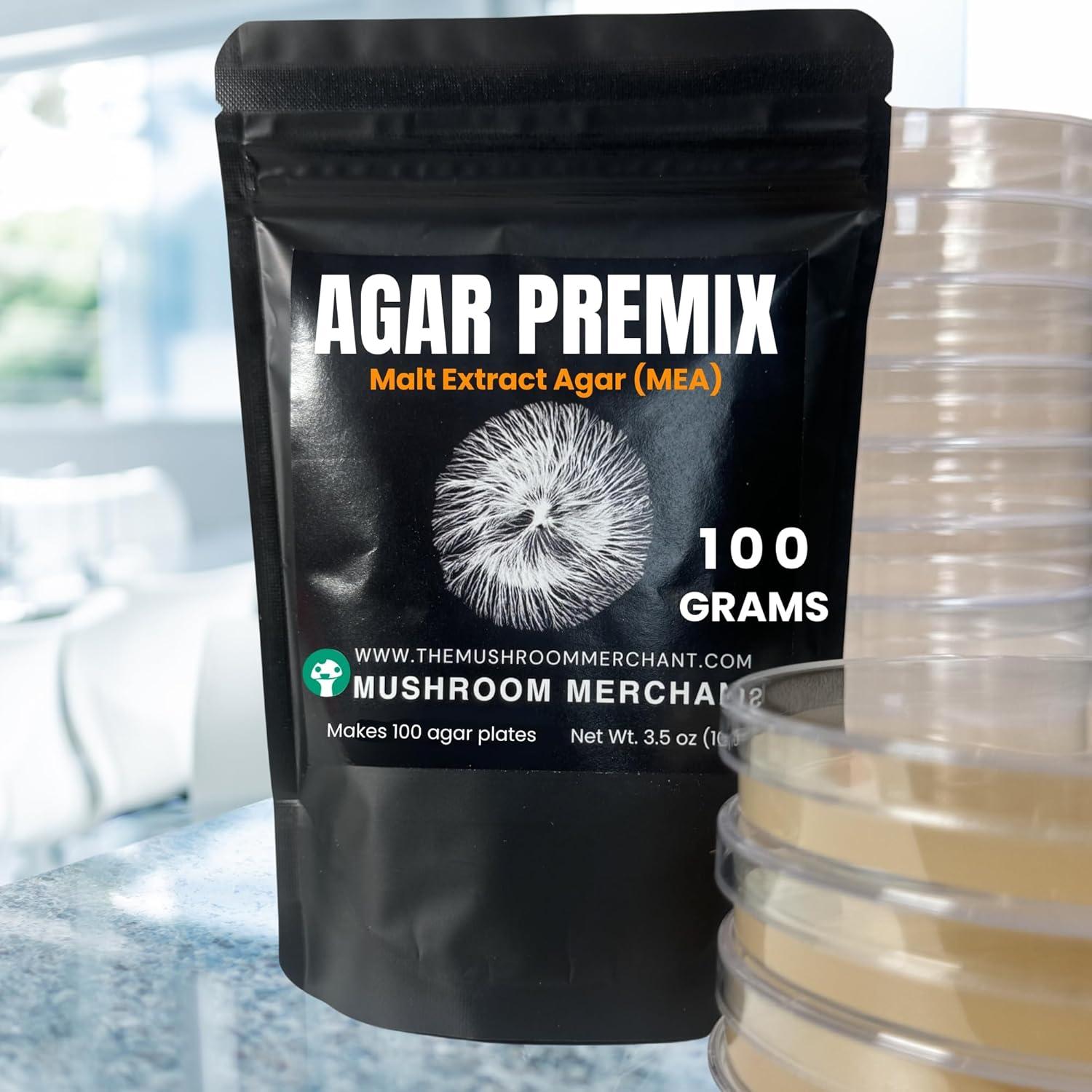 Mezcla de Agar de Extracto de Malta MEA 100g para Micología