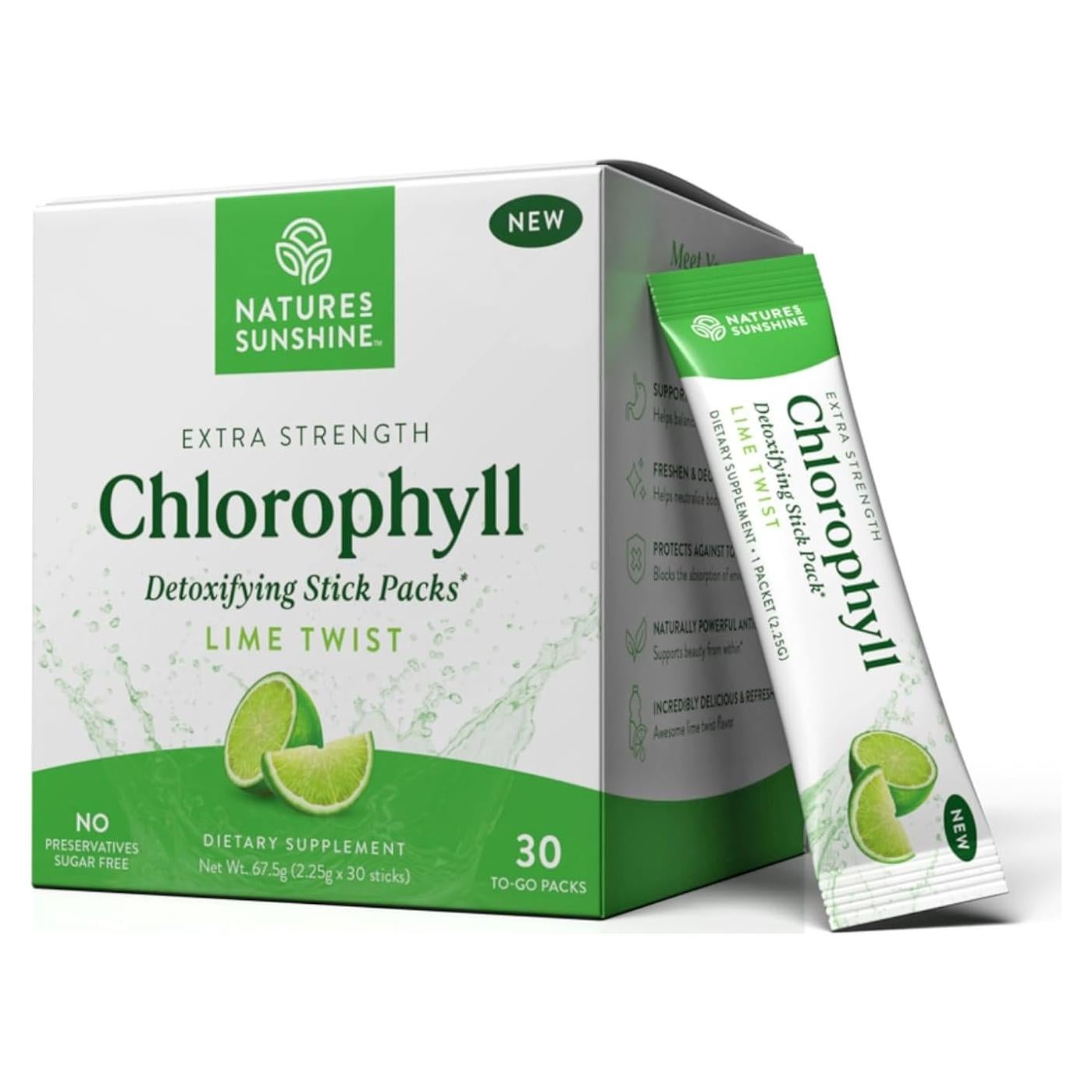 Stick de Clorofila Nature's Sunshine Twist de Lima 108g