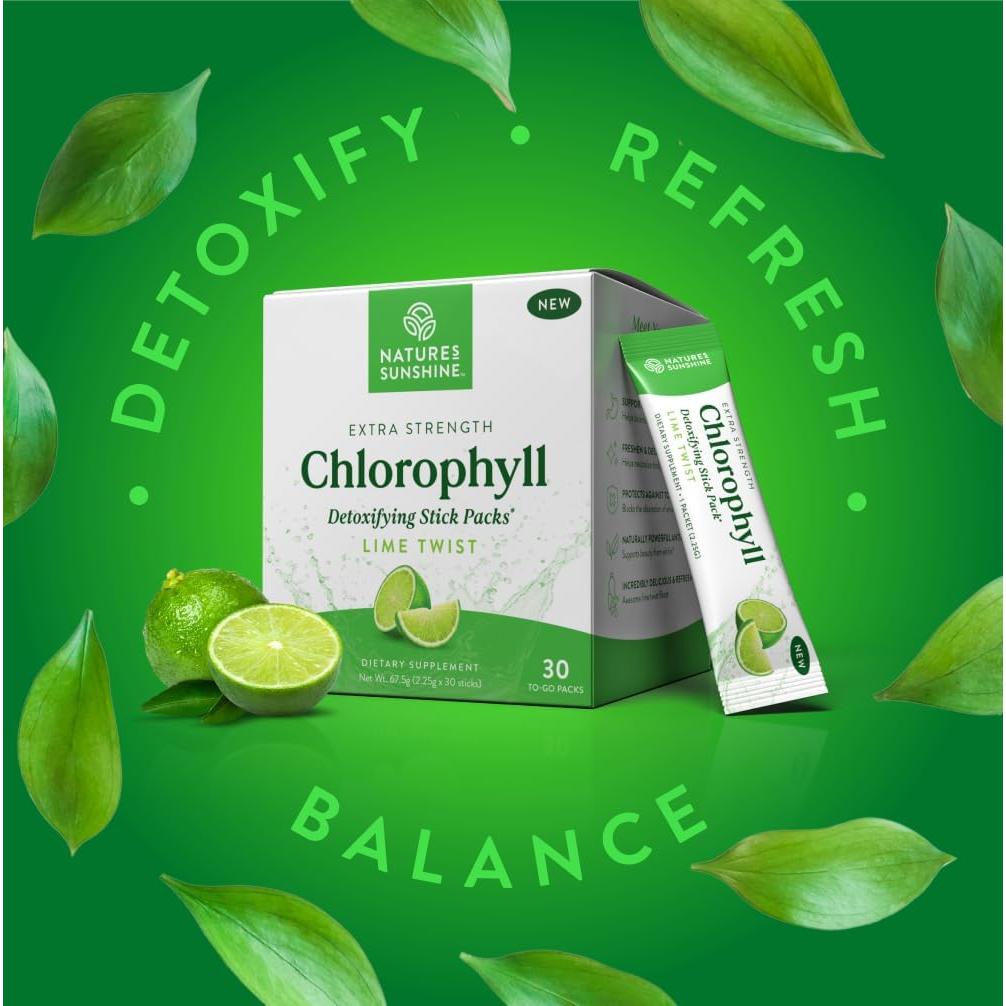 Stick de Clorofila Nature's Sunshine Twist de Lima 108g