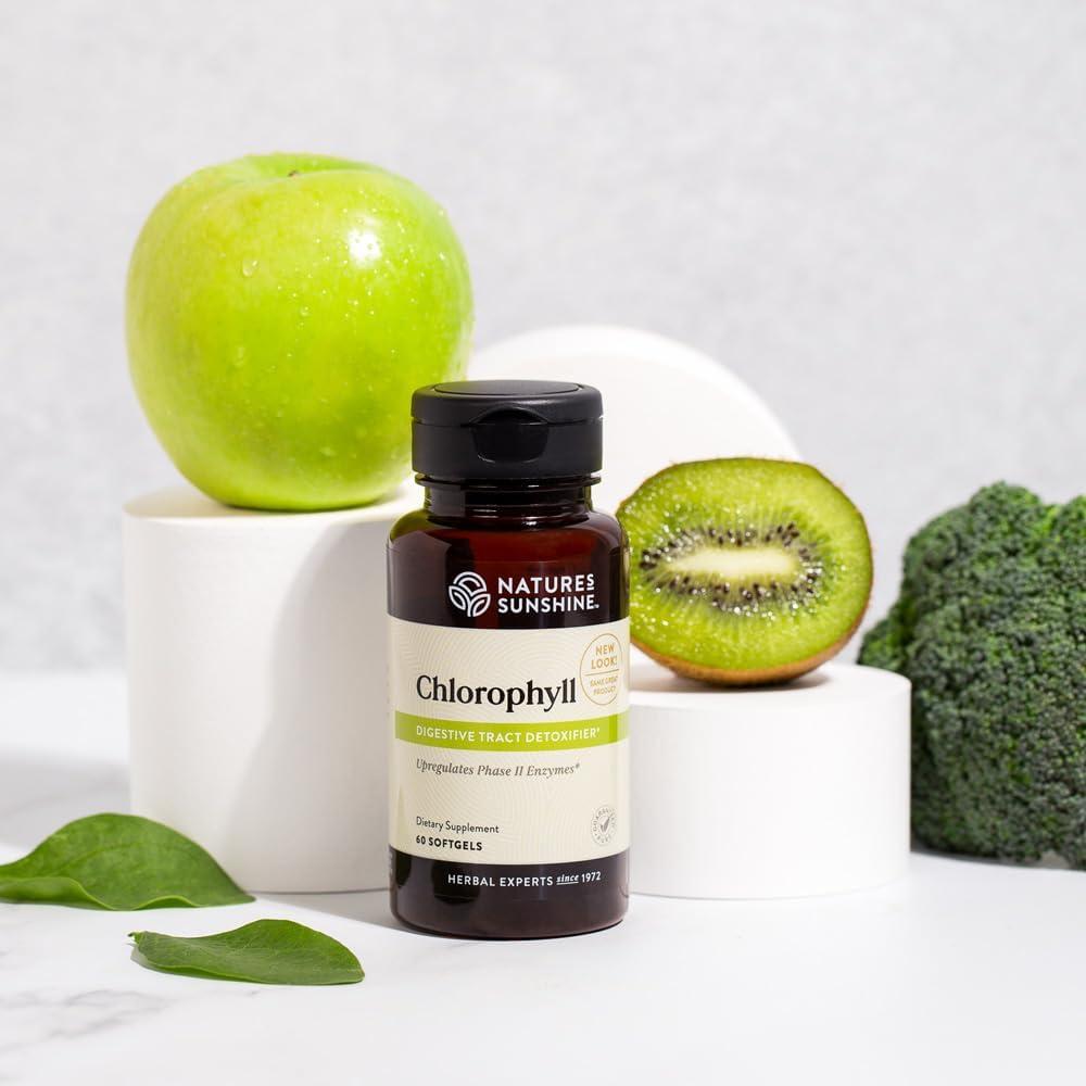Clorofila Nature's Sunshine 60 Cápsulas Blandas Digestión Inmunidad