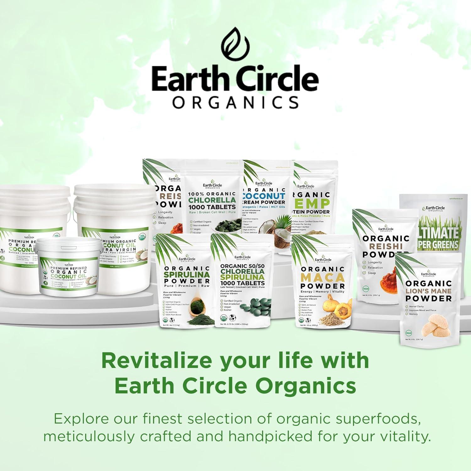 Tabletas de Chlorella y Espirulina Orgánica 1000 Unidades 50/50