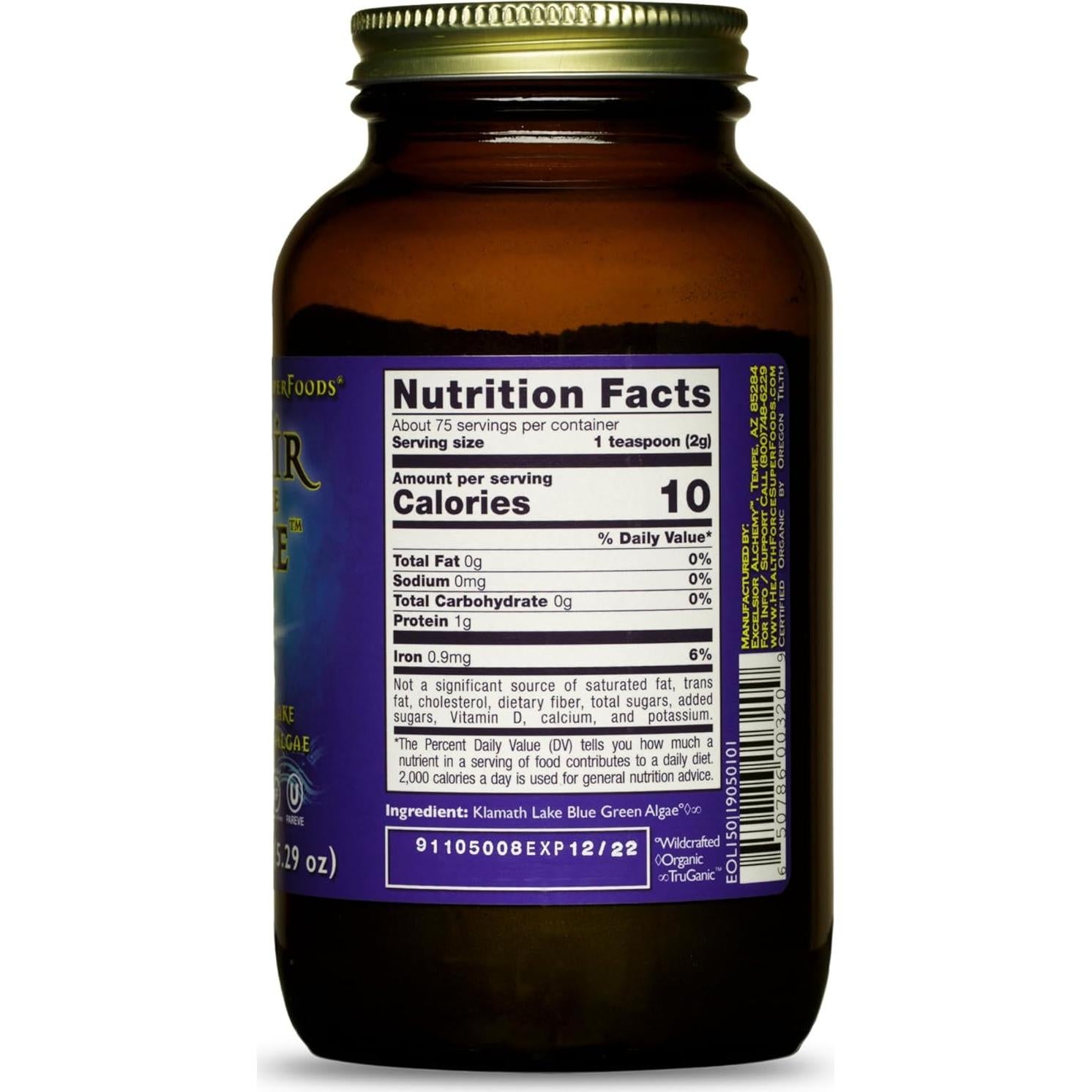 Healthforce Superfood Elixir del Lago 150 g Polvo Orgánico