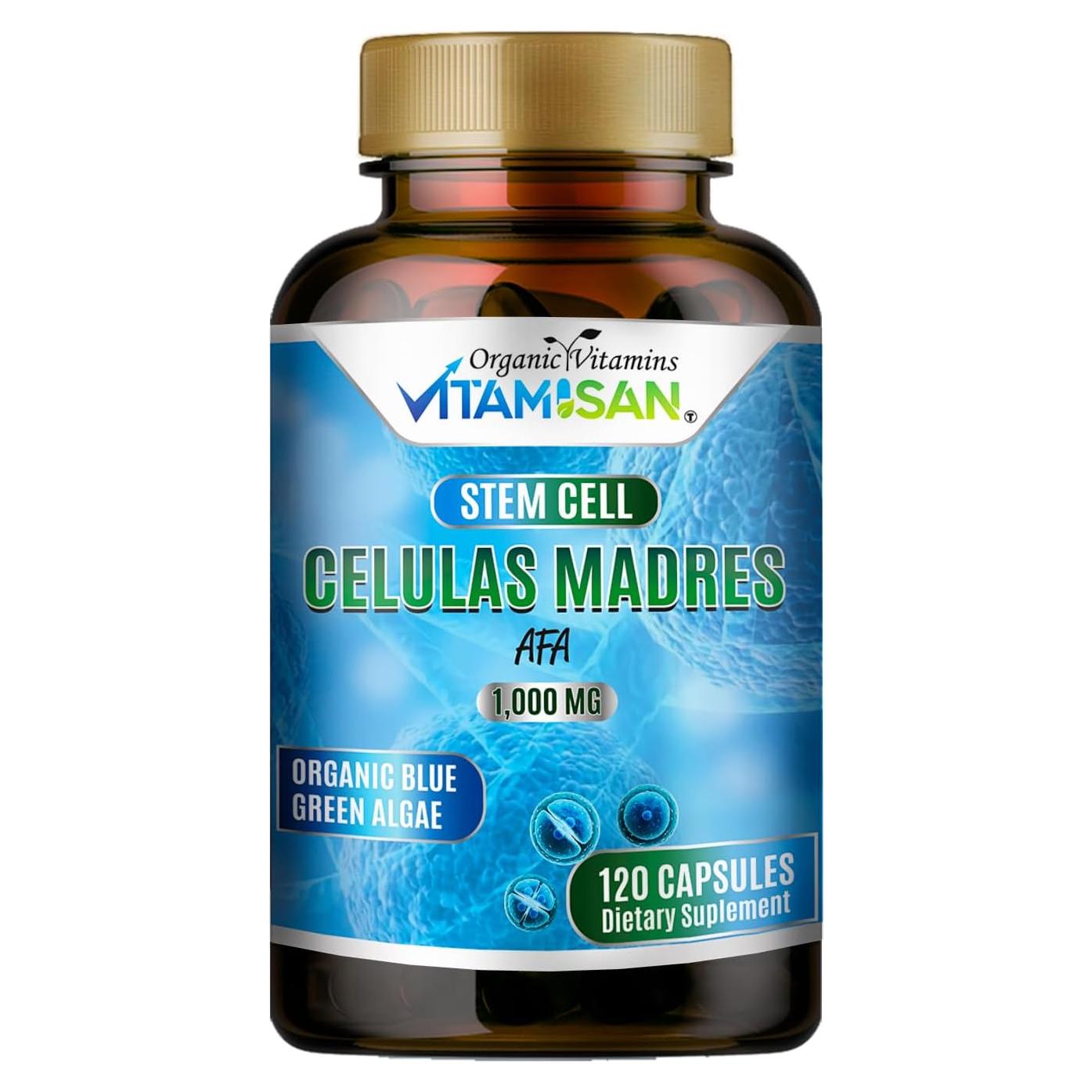 Células Madre AFA Stem Natural Cell 120 Cápsulas 1000 mg