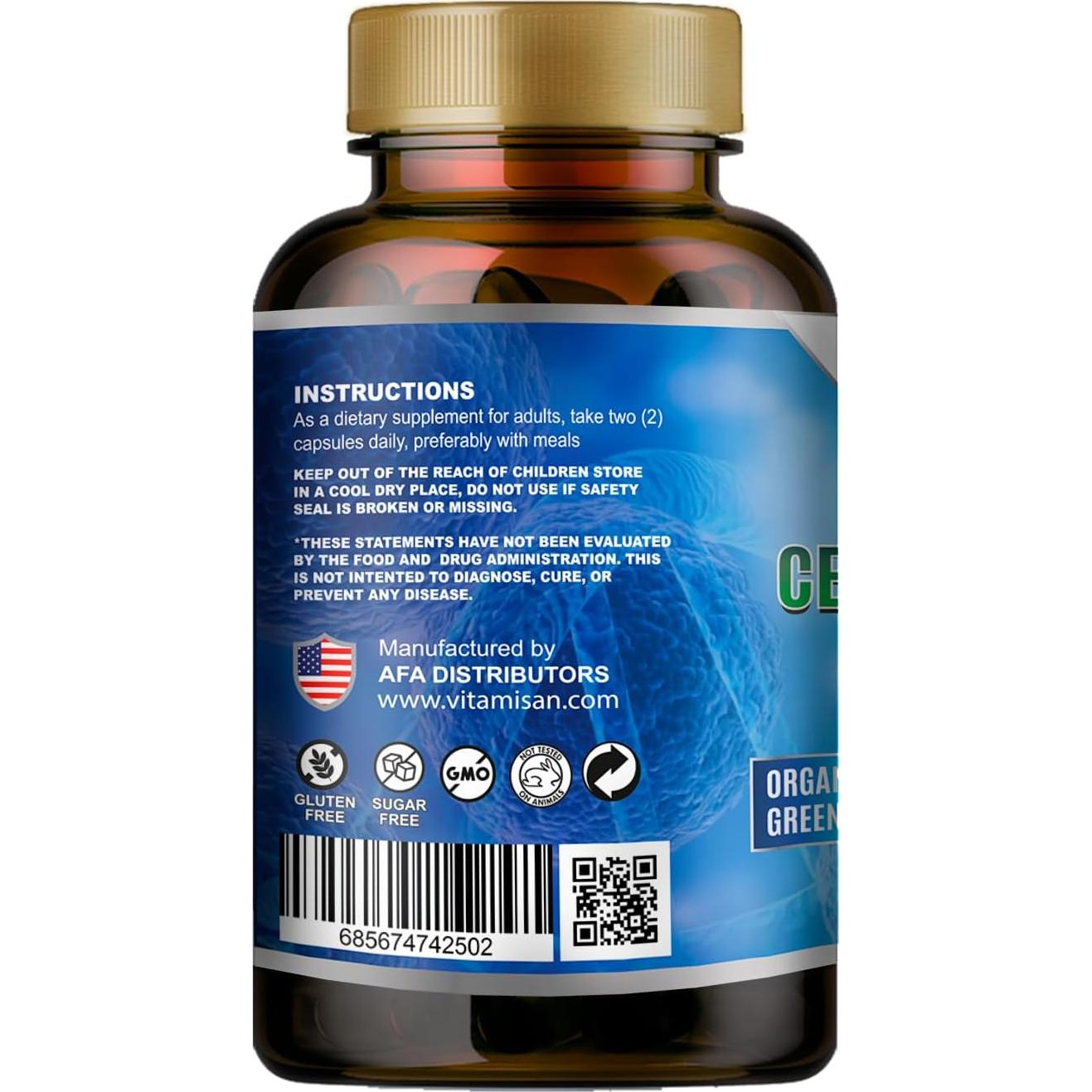 Células Madre AFA Stem Natural Cell 120 Cápsulas 1000 mg